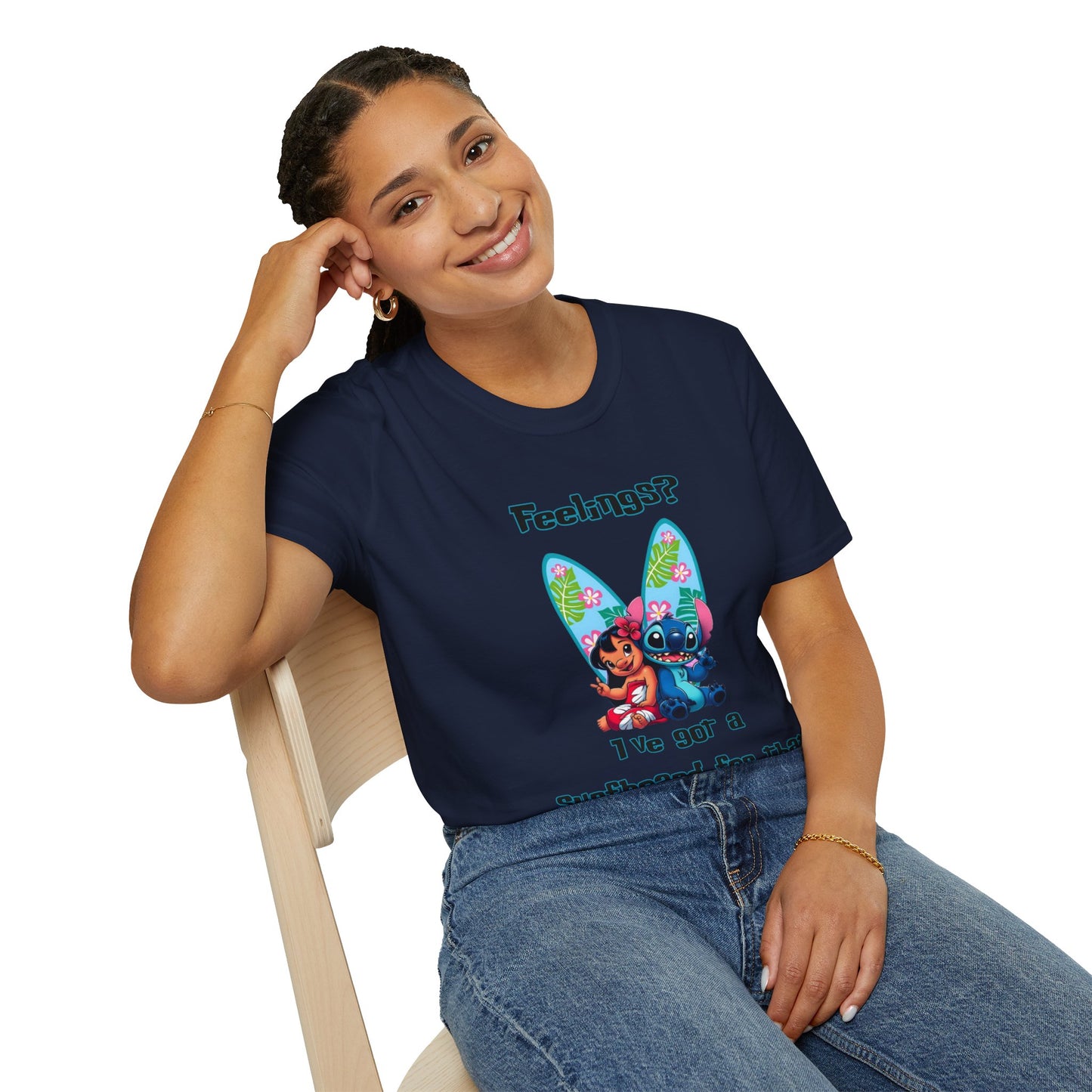 Surfboard Lilo & Stitch Unisex T-Shirt