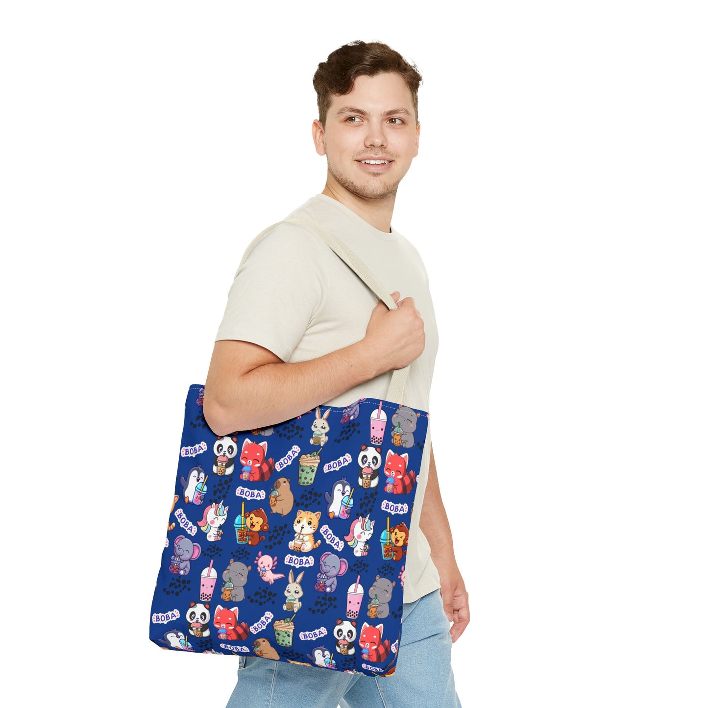 Boba Animal Tote Bag