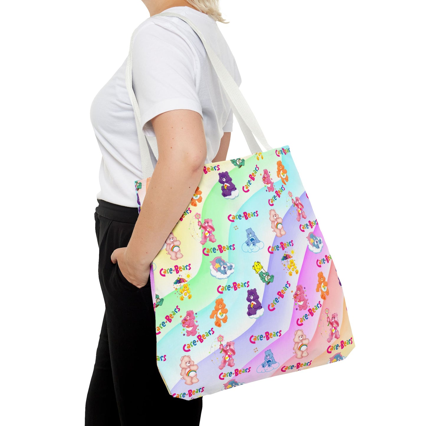 Colorful Care Bear Tote Bag