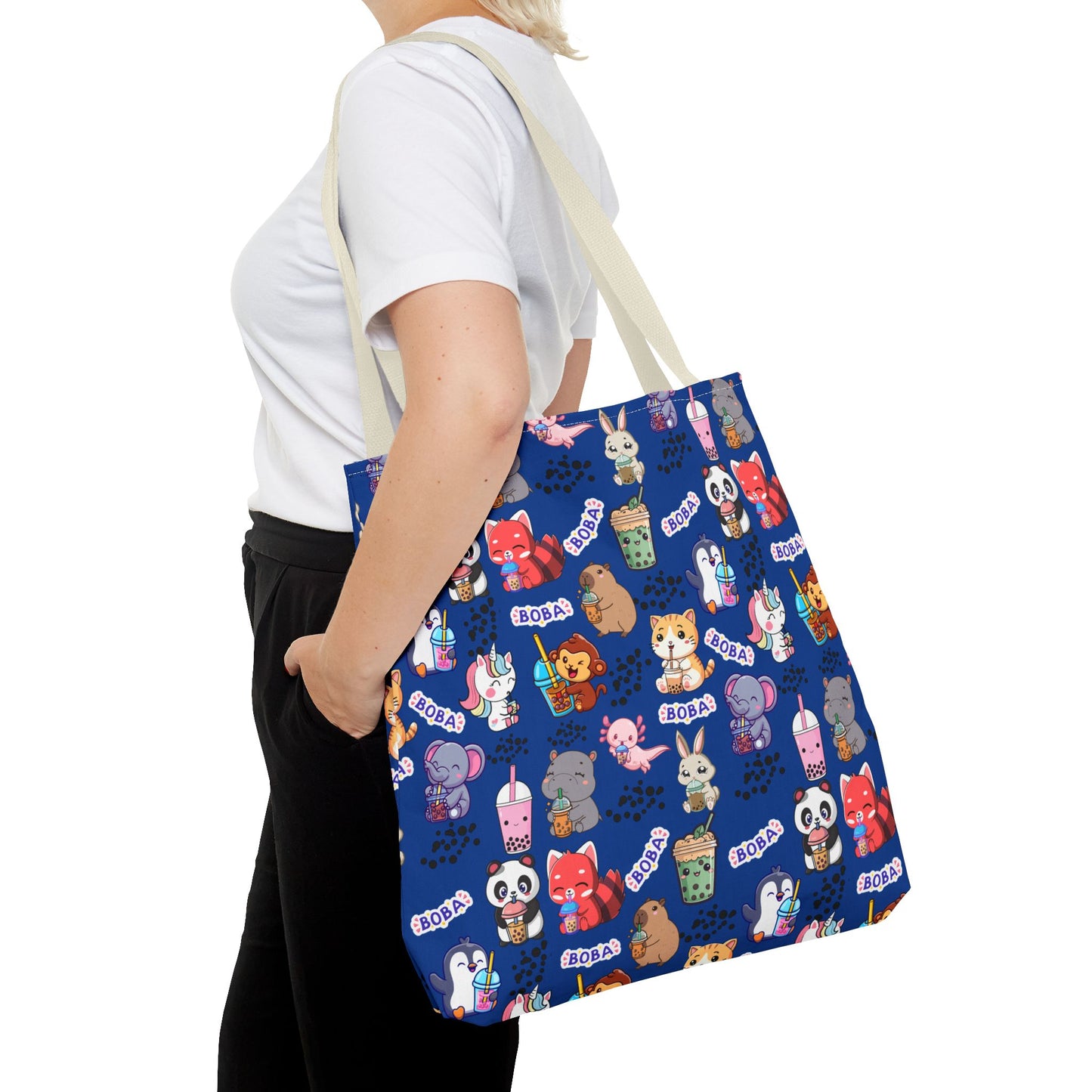 Boba Animal Tote Bag