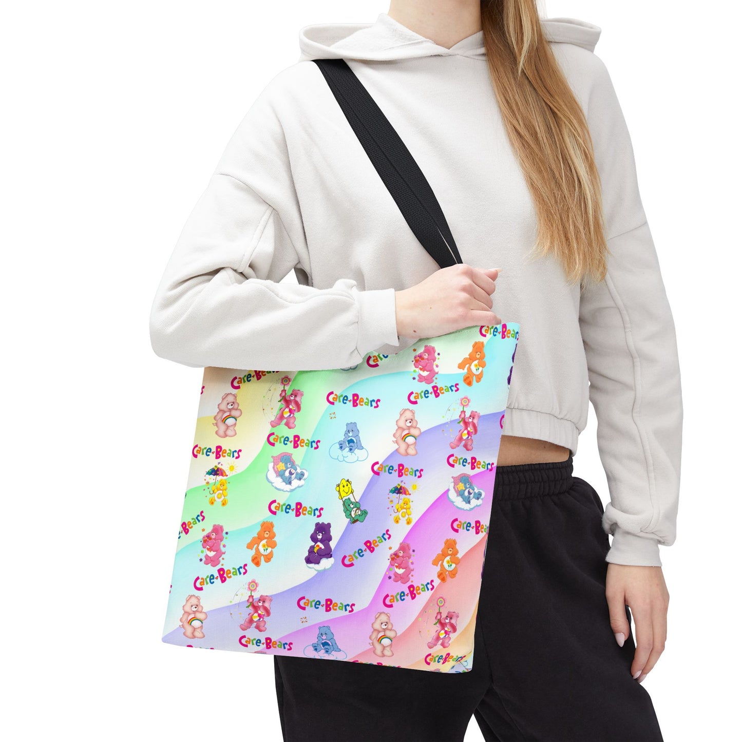 Colorful Care Bear Tote Bag