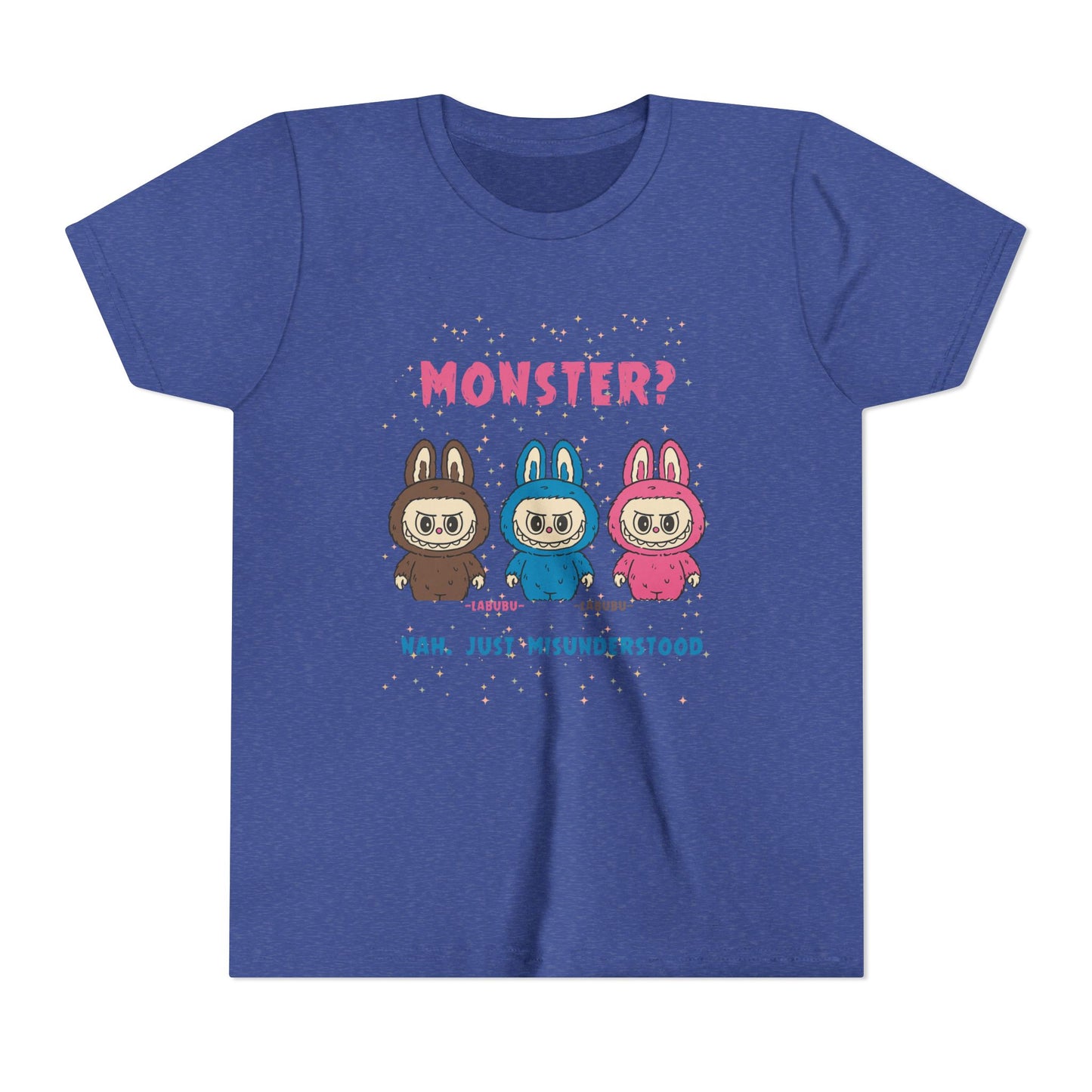 Youth Tee - Labubu Monster Misunderstood Design