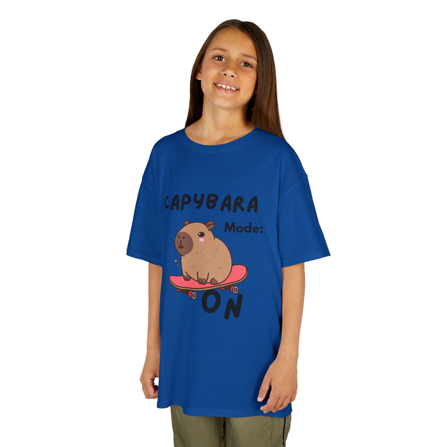 Capybara Mode On Kids Tee