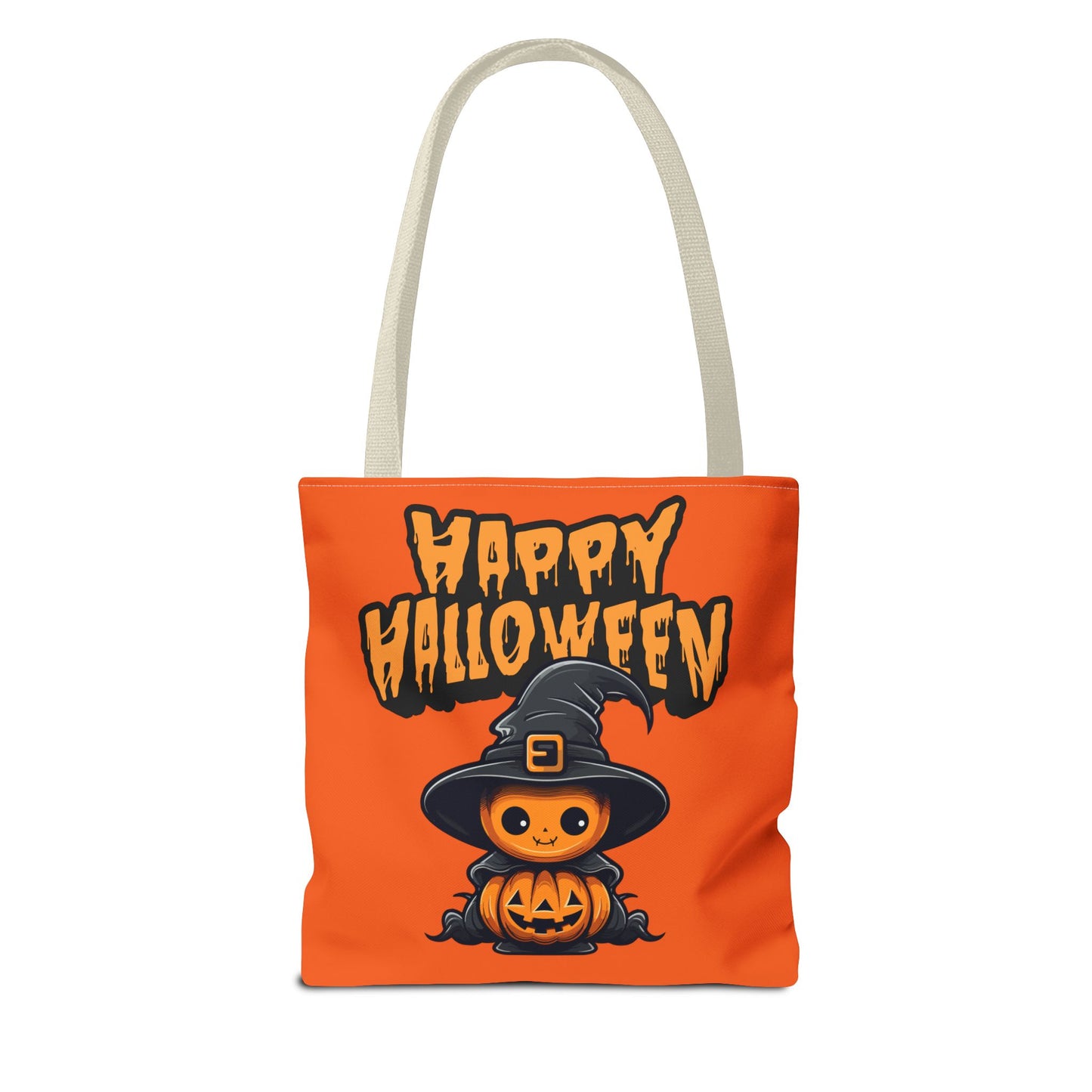 Halloween Pumpkin/Witch Tote Bag