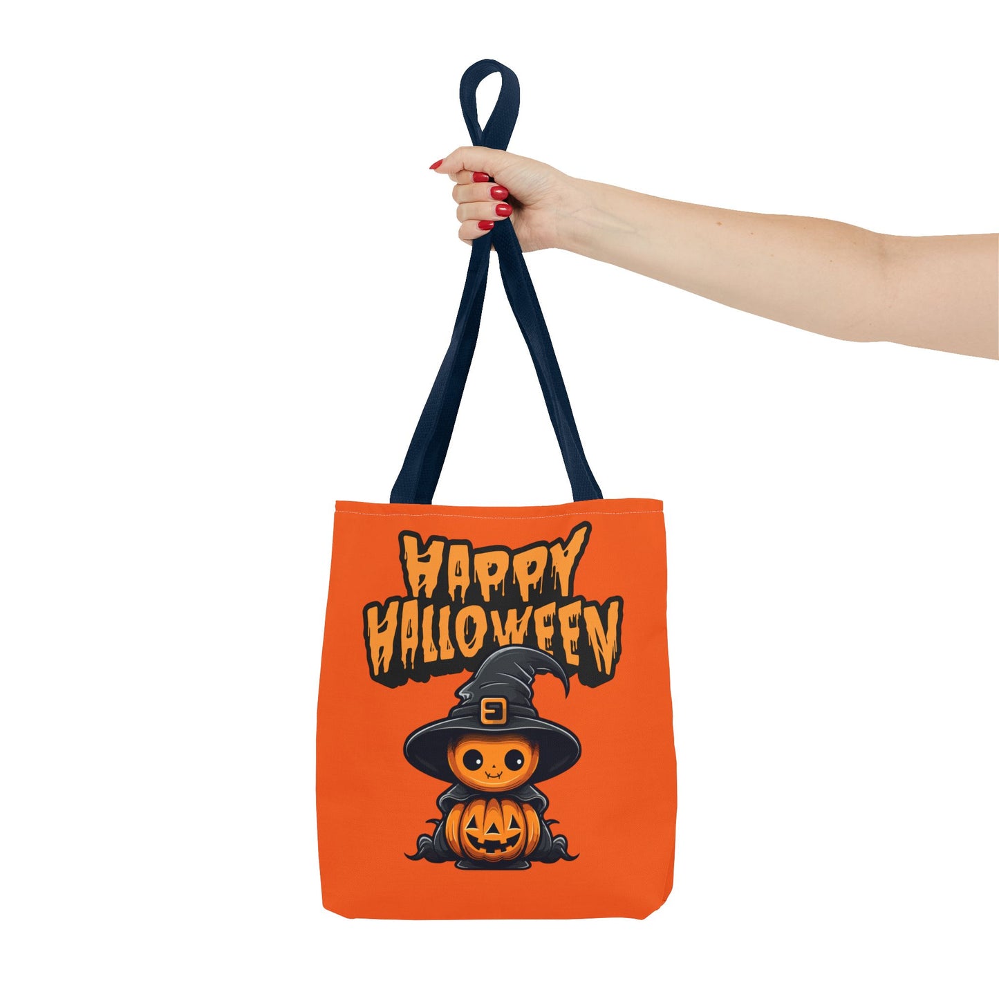 Halloween Pumpkin/Witch Tote Bag