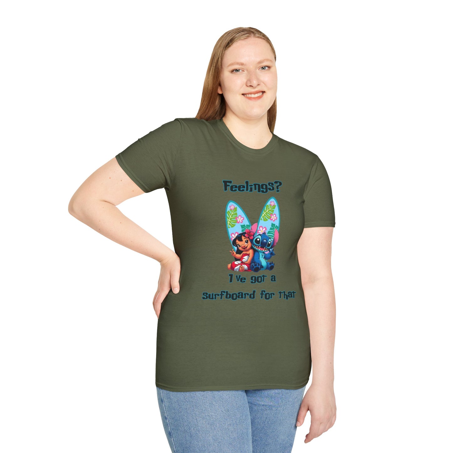 Surfboard Lilo & Stitch Unisex T-Shirt