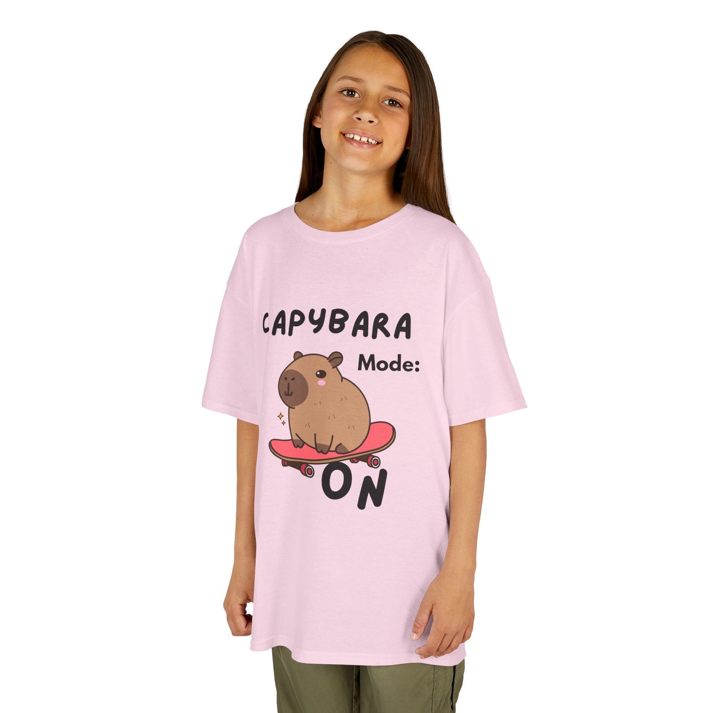 Capybara Mode On Kids Tee