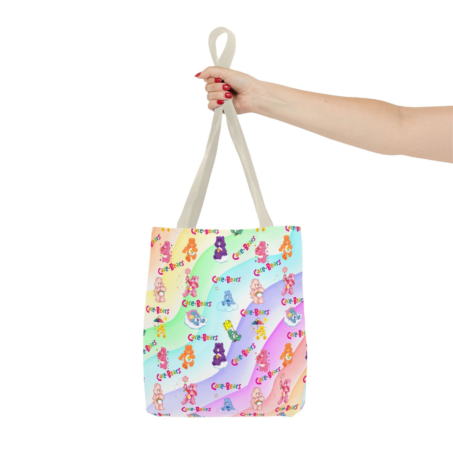 Colorful Care Bear Tote Bag