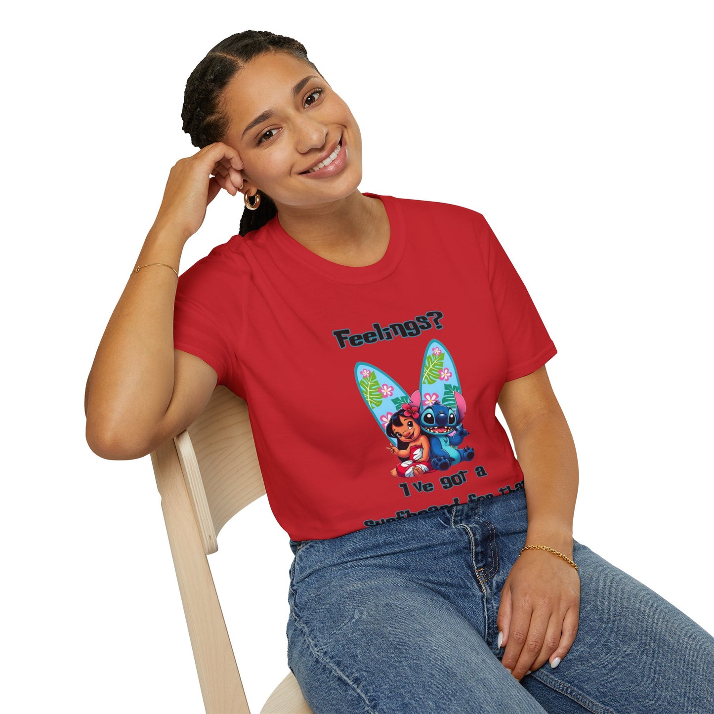 Surfboard Lilo & Stitch Unisex T-Shirt