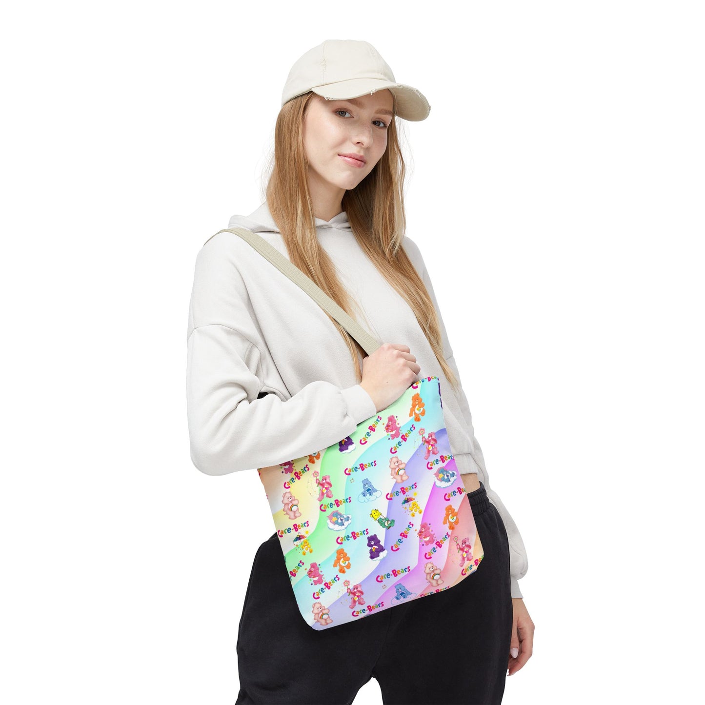 Colorful Care Bear Tote Bag