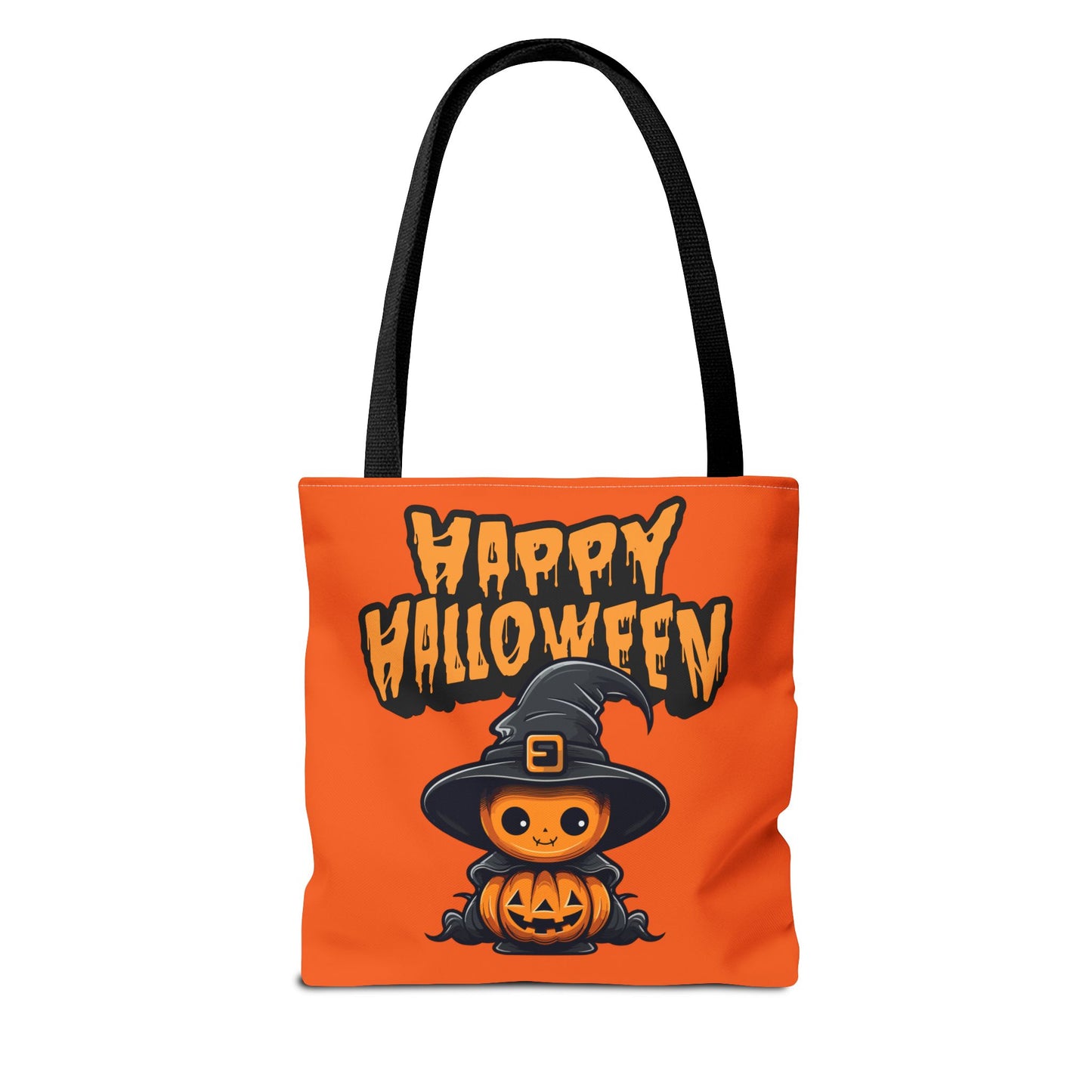 Halloween Pumpkin/Witch Tote Bag