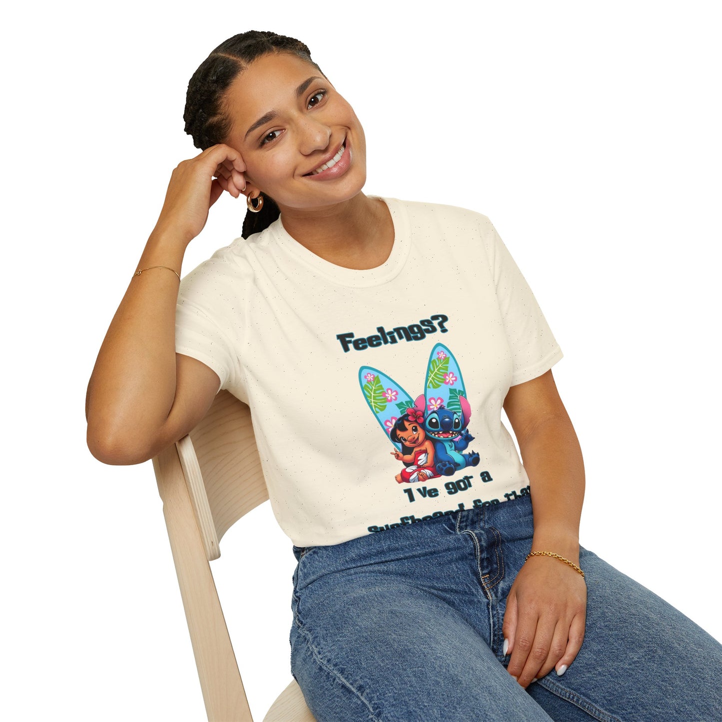 Surfboard Lilo & Stitch Unisex T-Shirt
