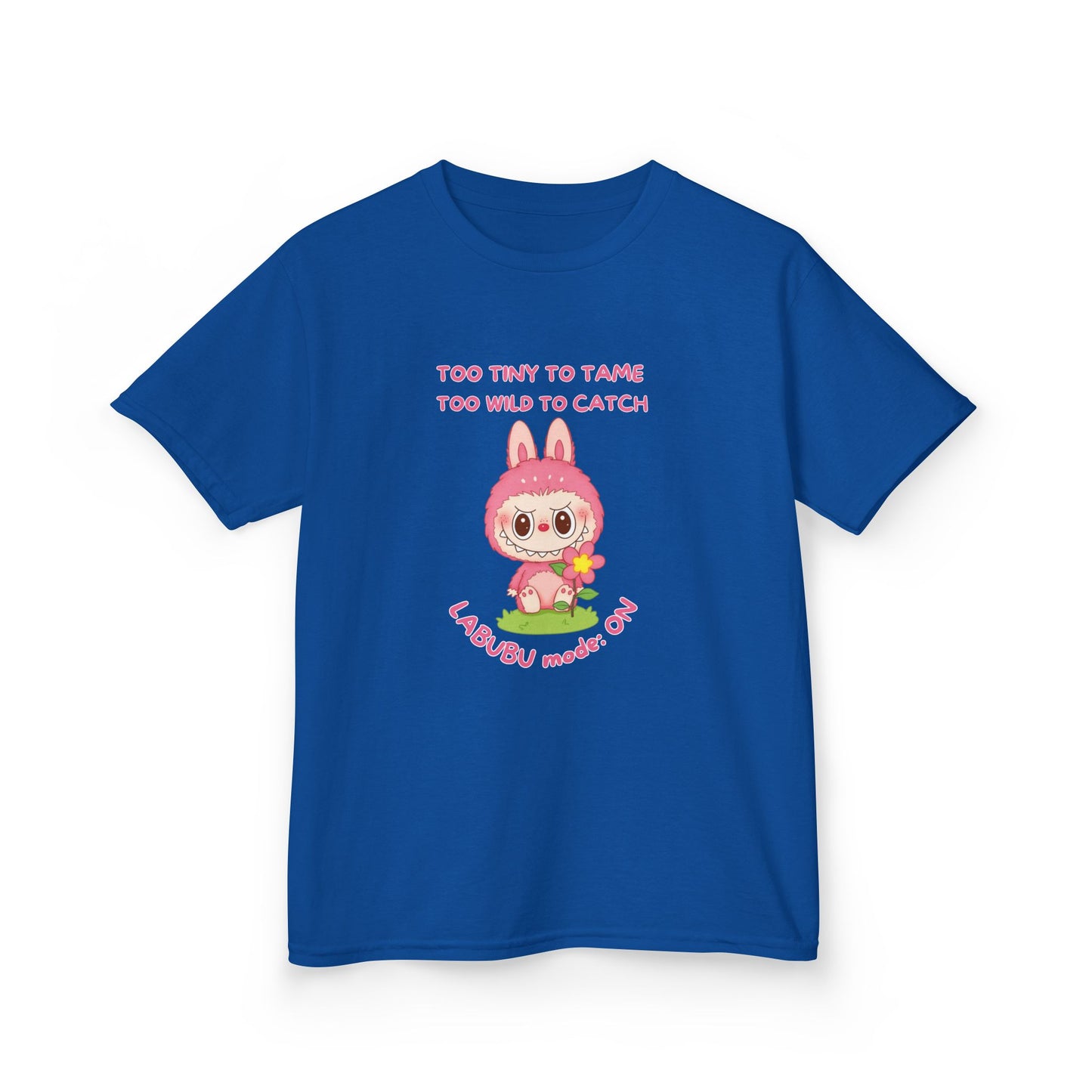 Kids Tee Labubu Mode On Cotton T-Shirt - Fun and Playful Design for Young Fashionistas