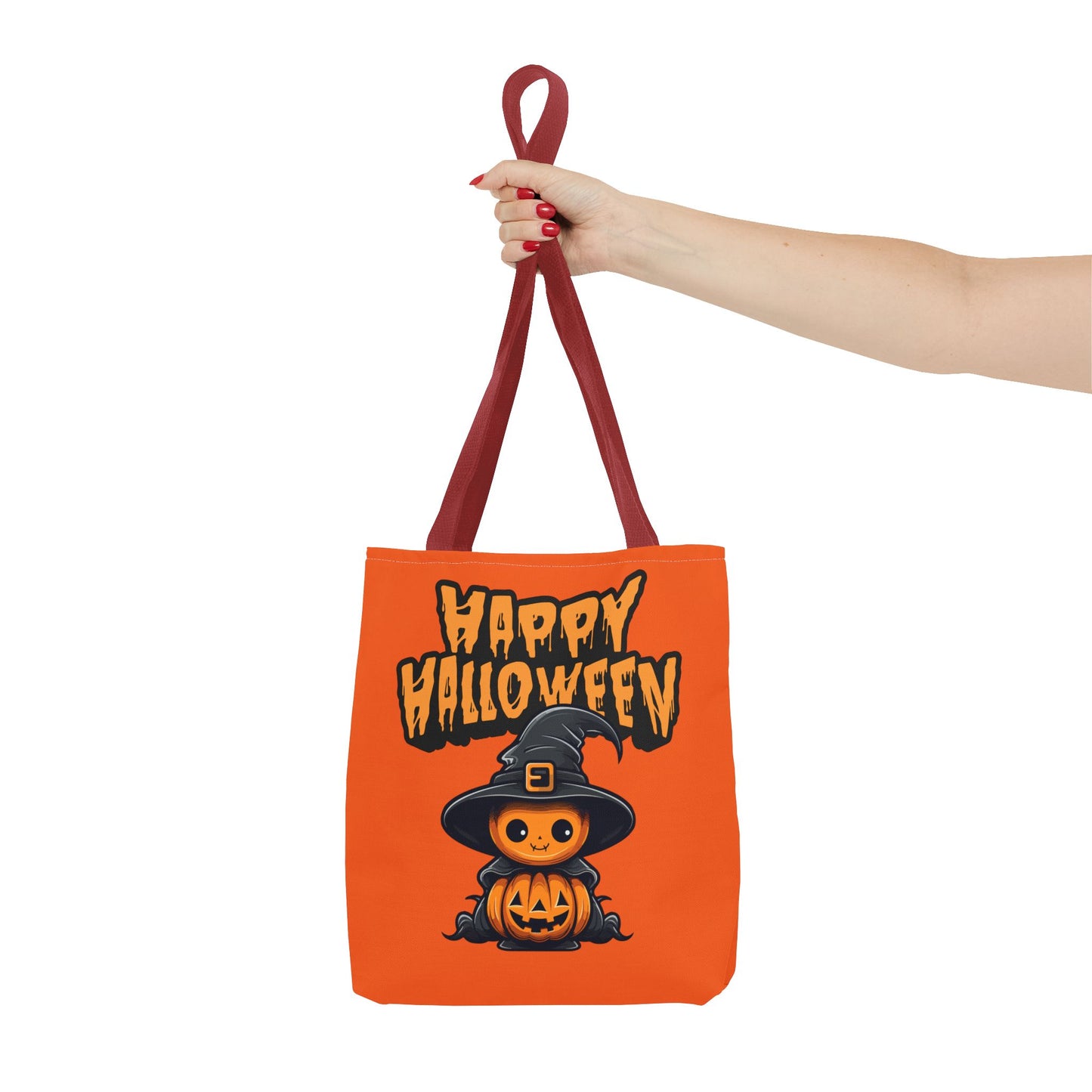 Halloween Pumpkin/Witch Tote Bag