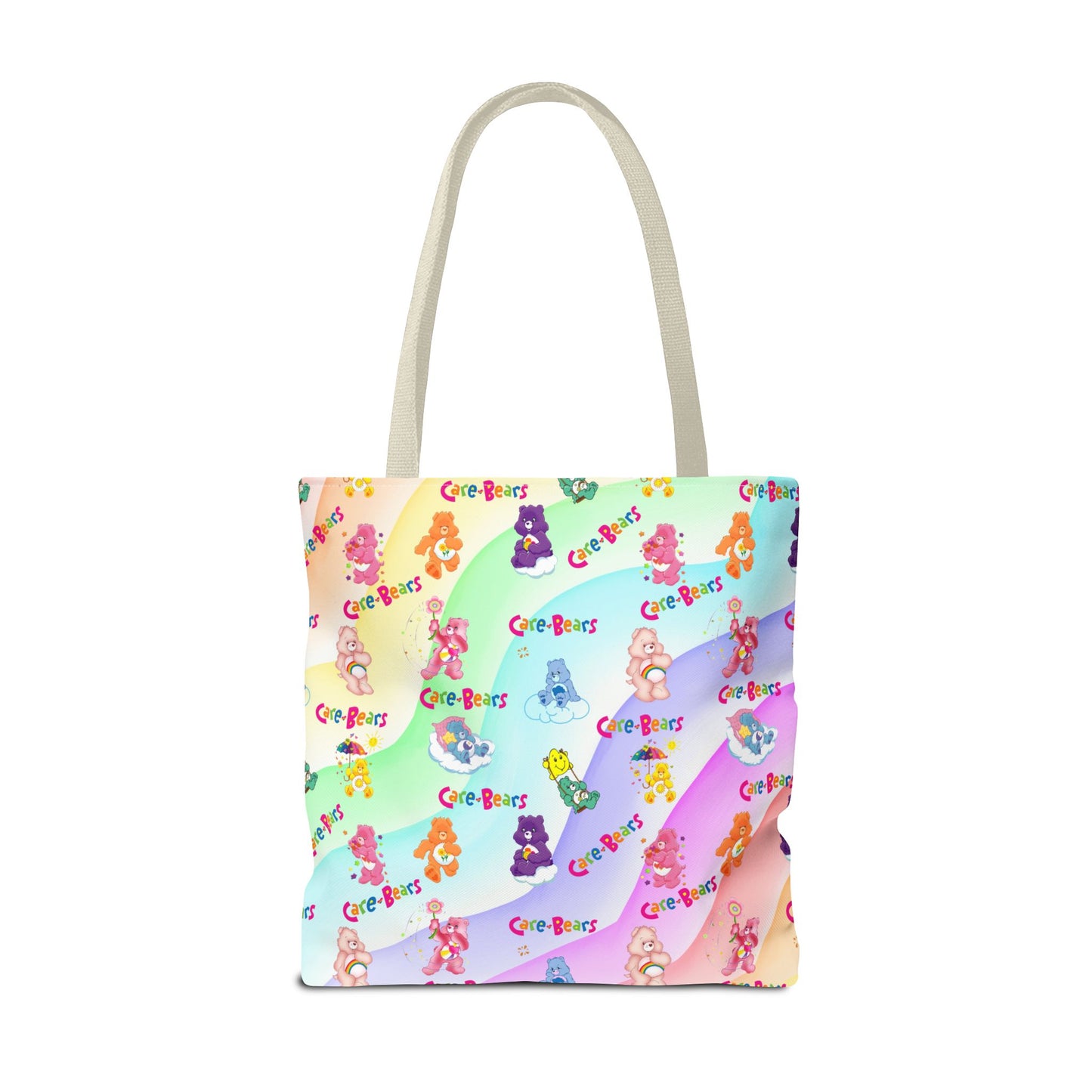 Colorful Care Bear Tote Bag