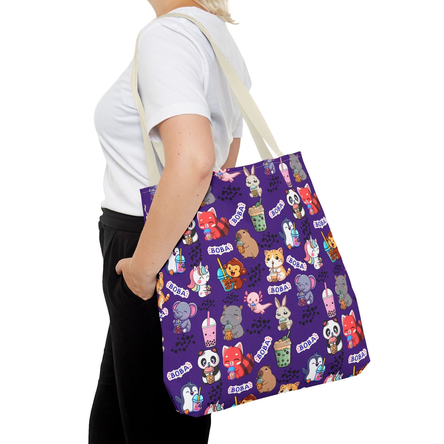 Boba Animal Tote Bag