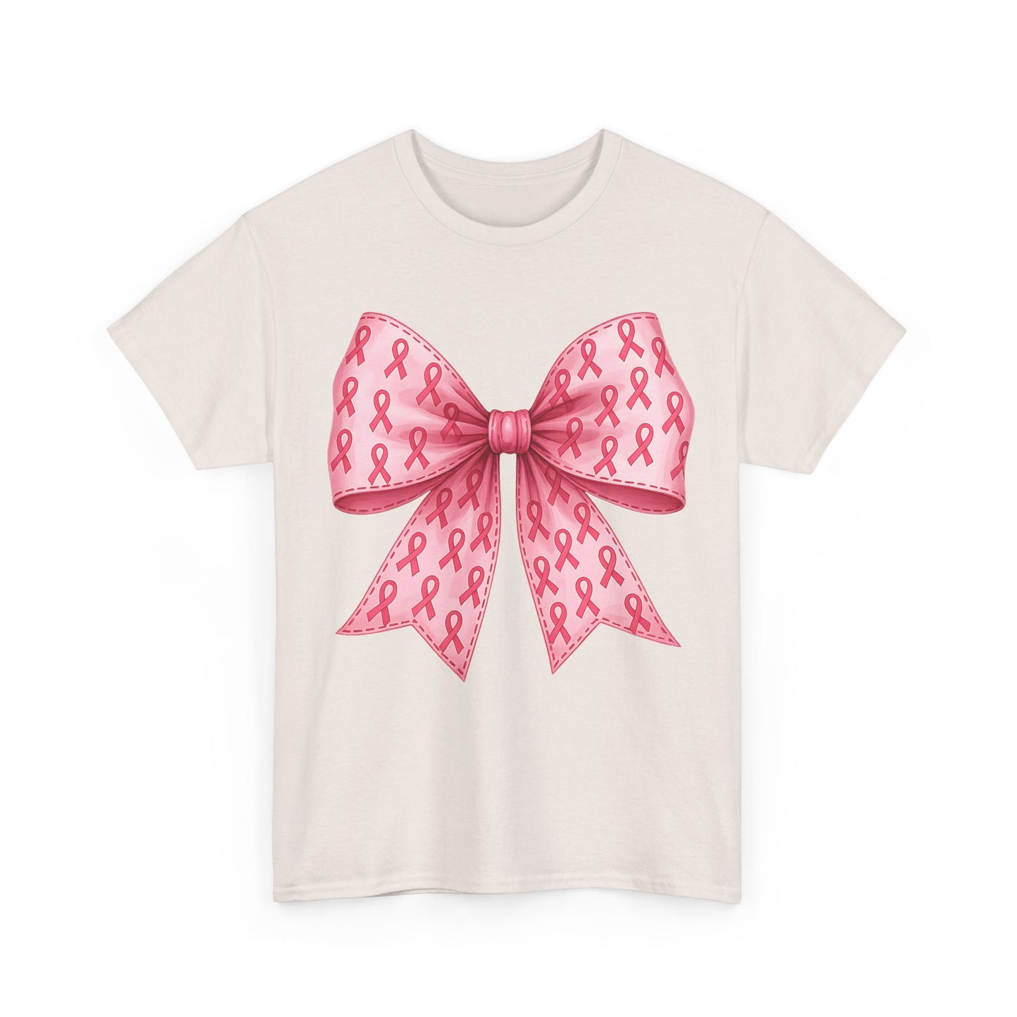 Breast Cancer Bow Tee