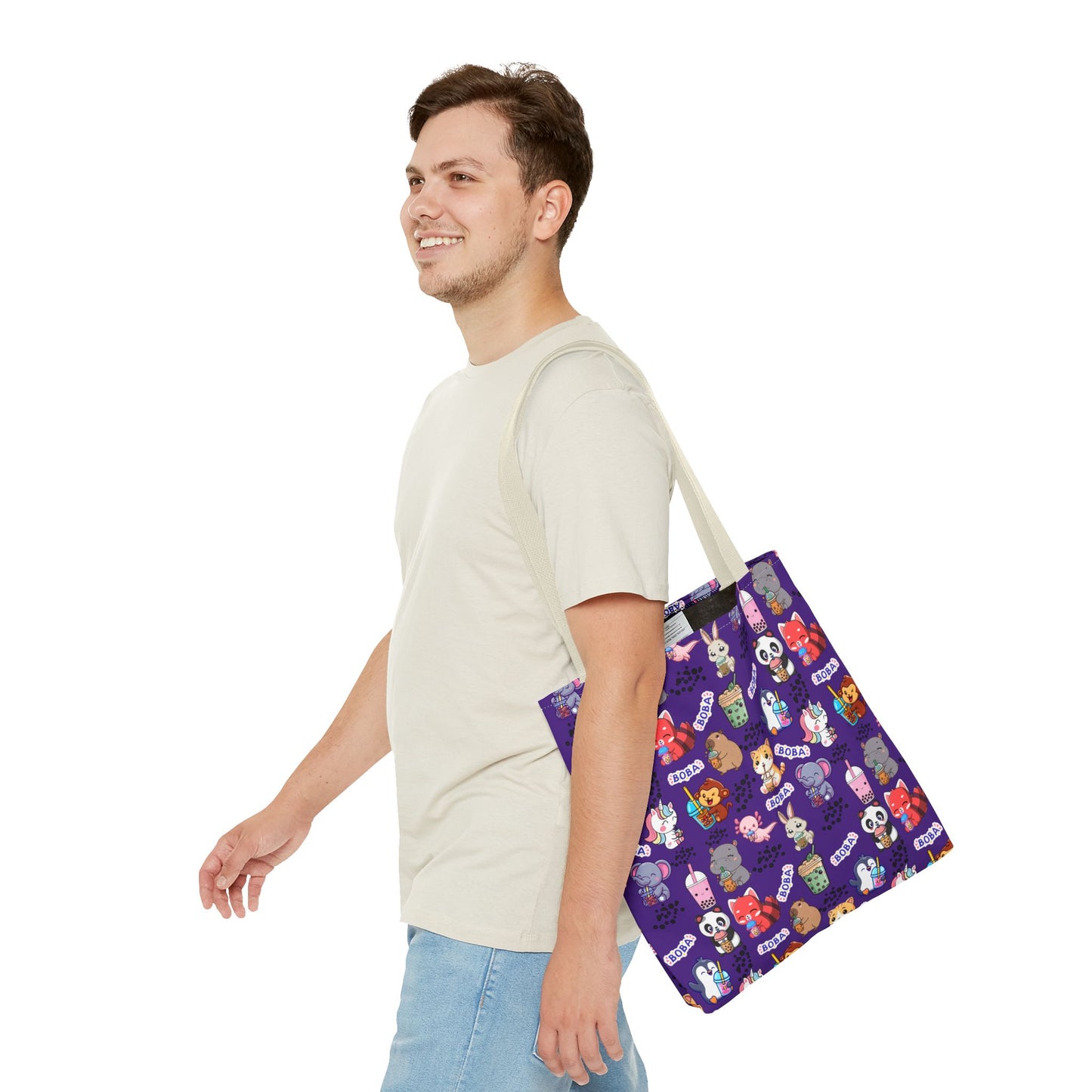 Boba Animal Tote Bag
