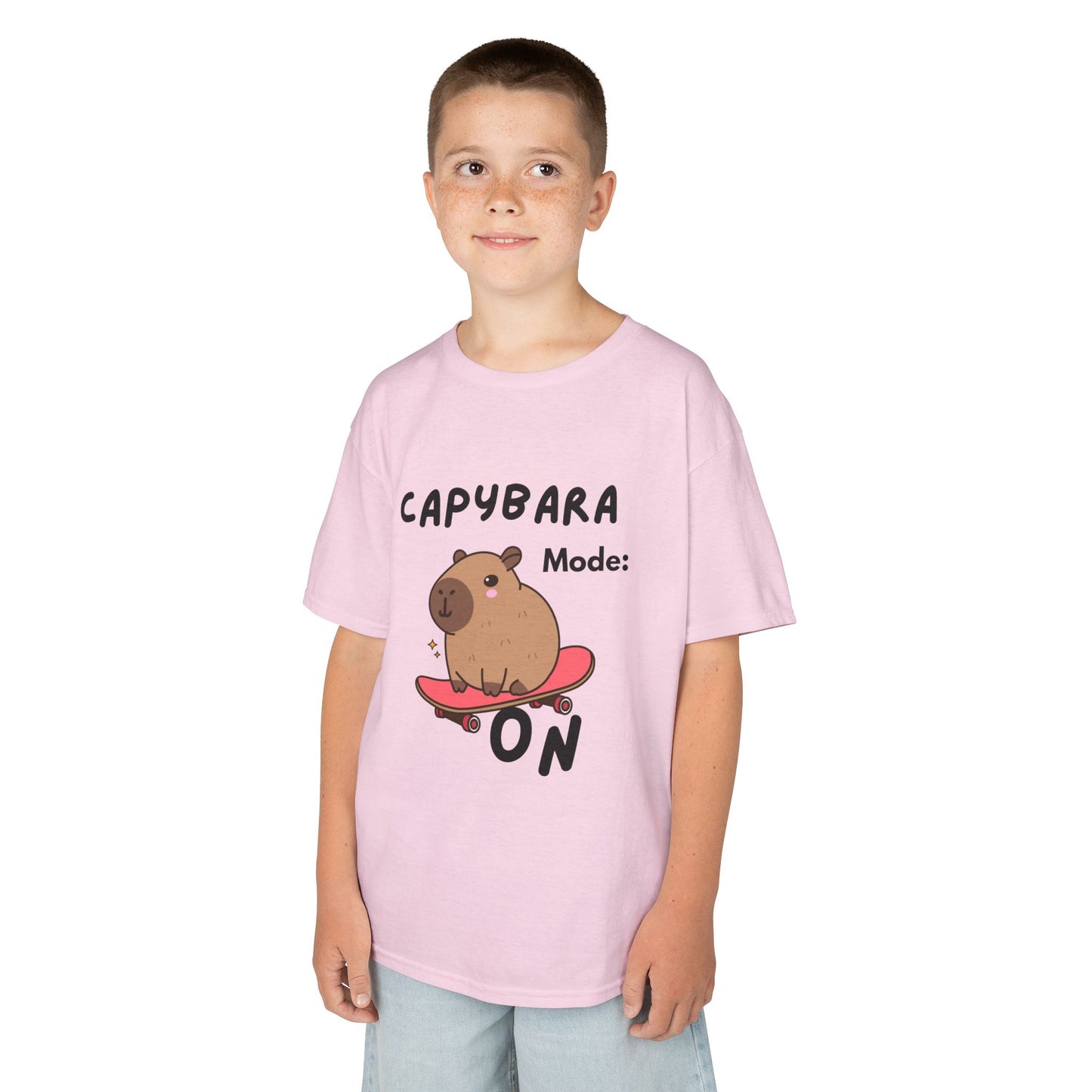 Capybara Mode On Kids Tee