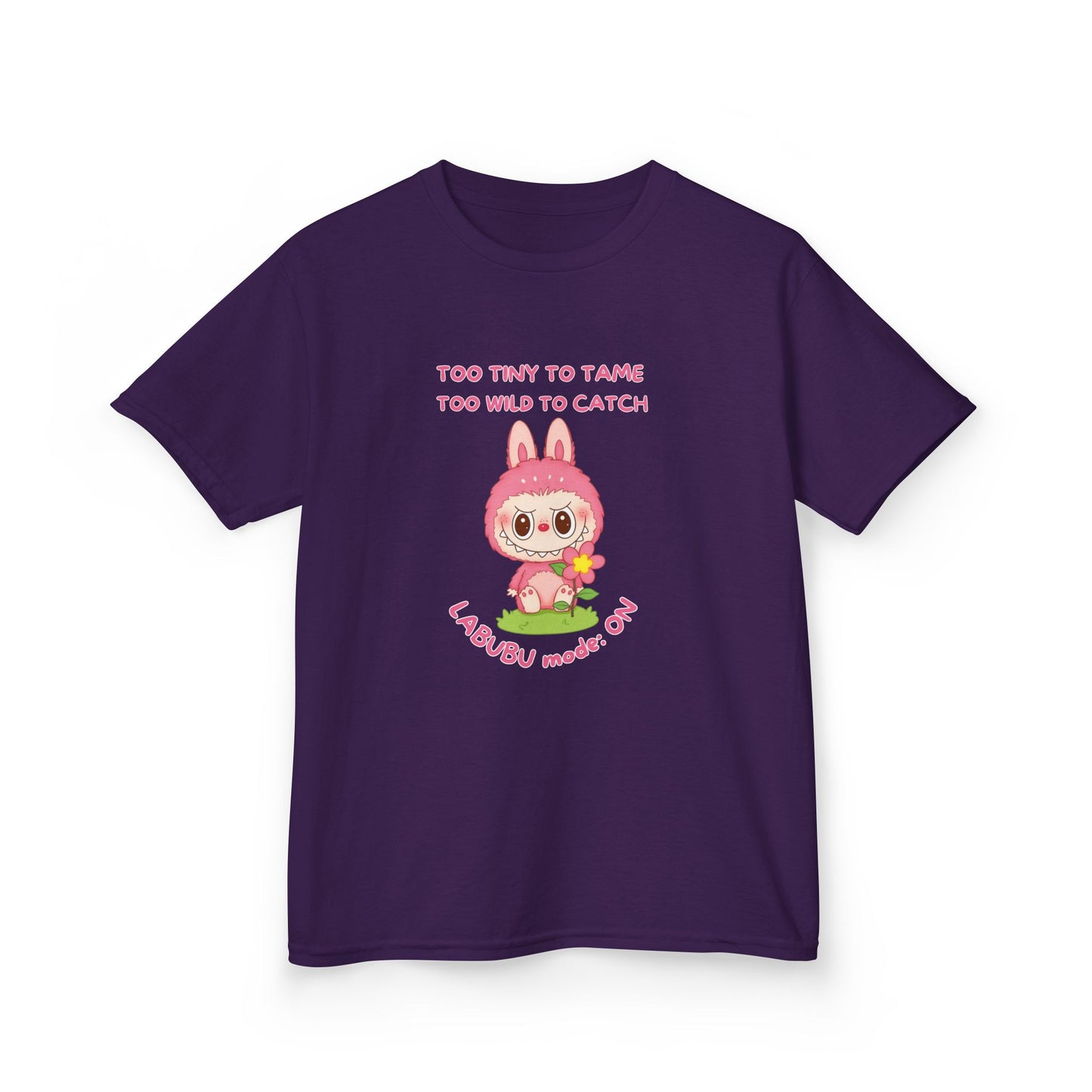 Kids Tee Labubu Mode On Cotton T-Shirt - Fun and Playful Design for Young Fashionistas
