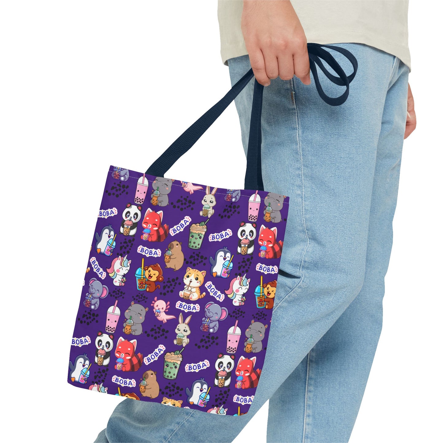 Boba Animal Tote Bag