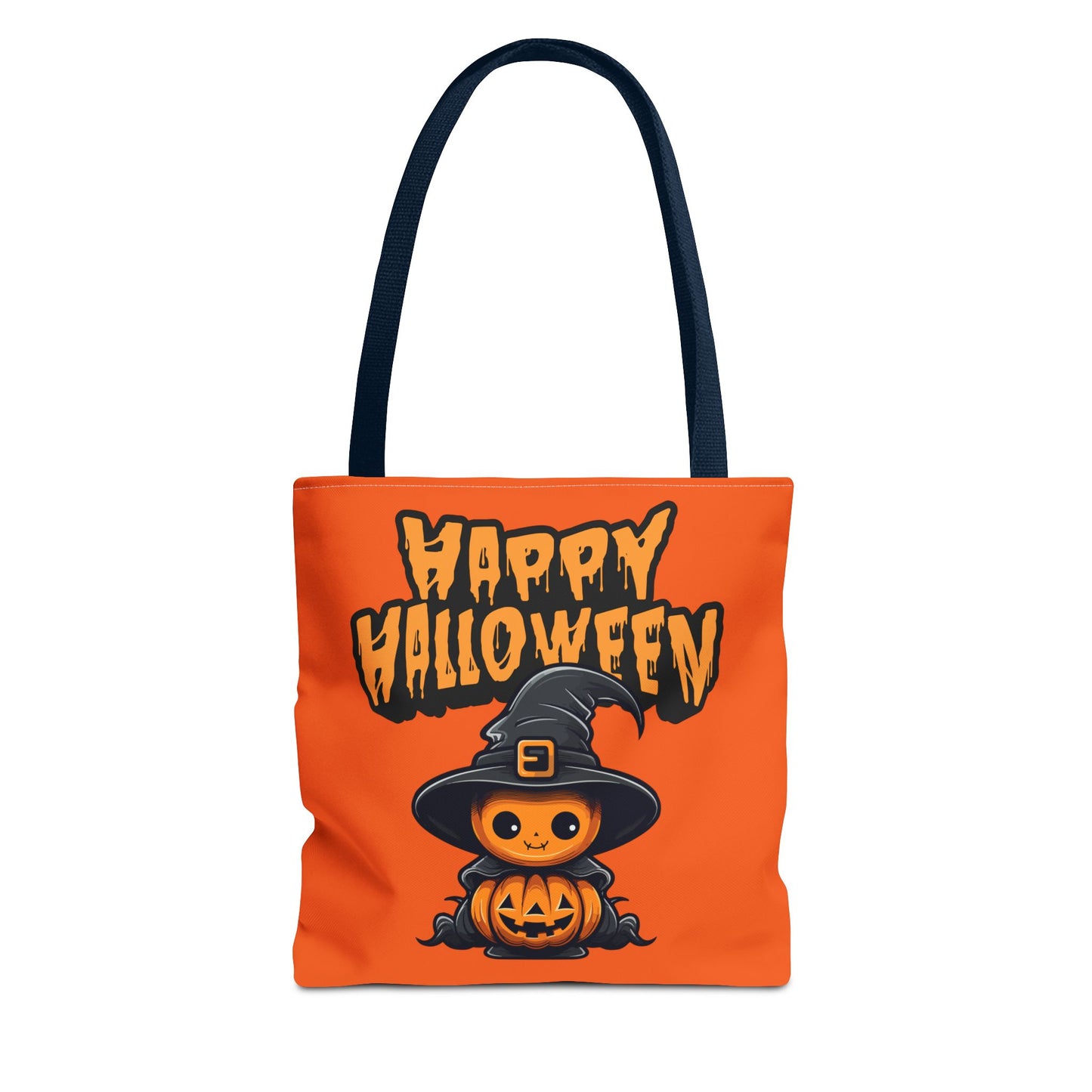 Halloween Pumpkin/Witch Tote Bag