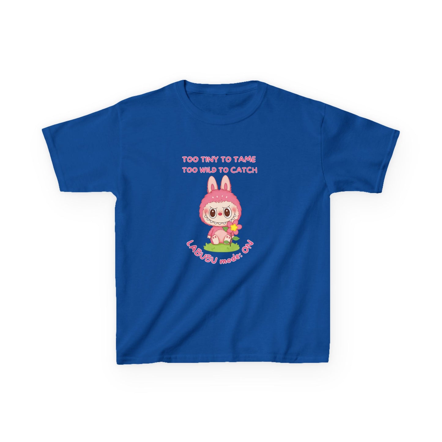 Kids Tee Labubu Mode On Cotton T-Shirt - Fun and Playful Design for Young Fashionistas