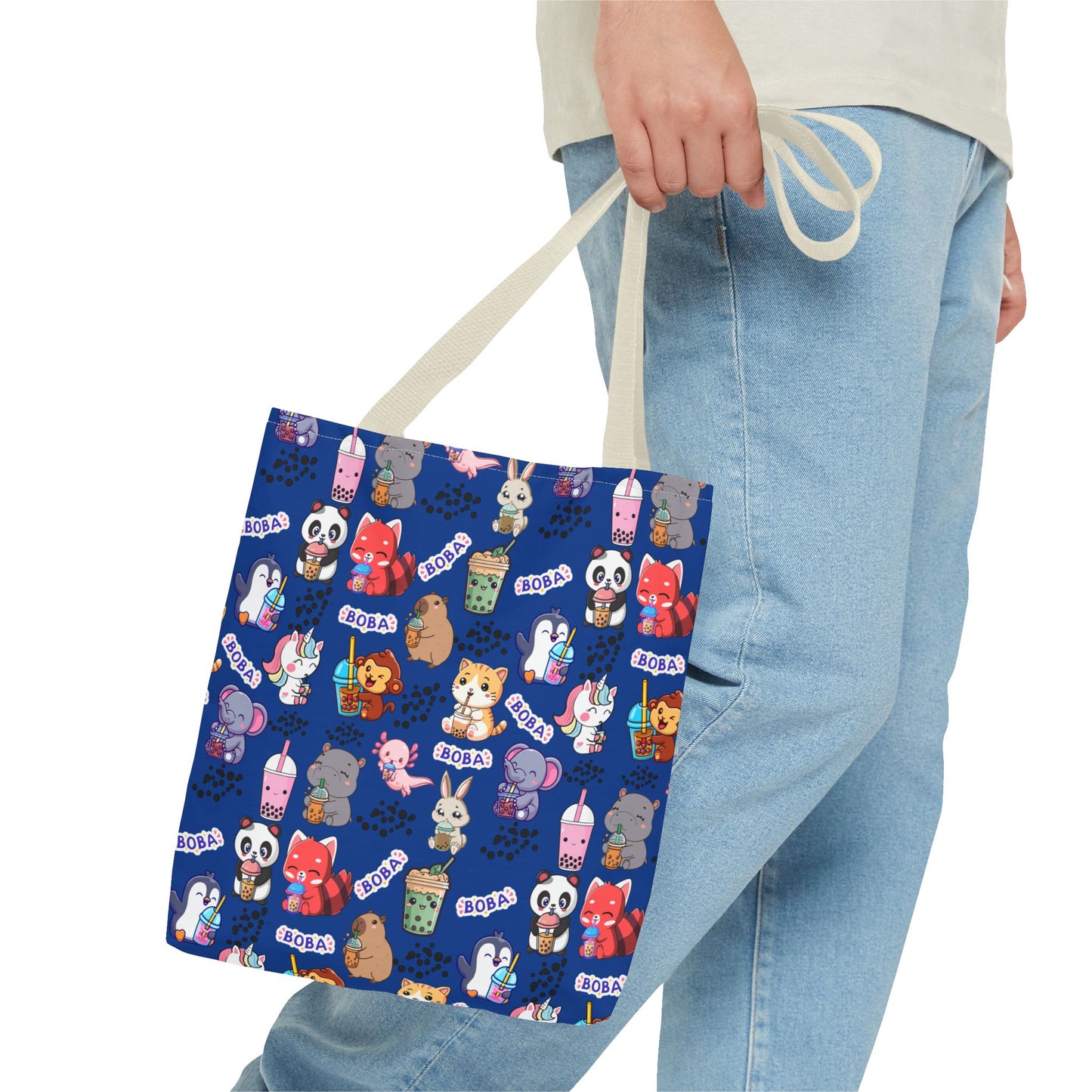 Boba Animal Tote Bag