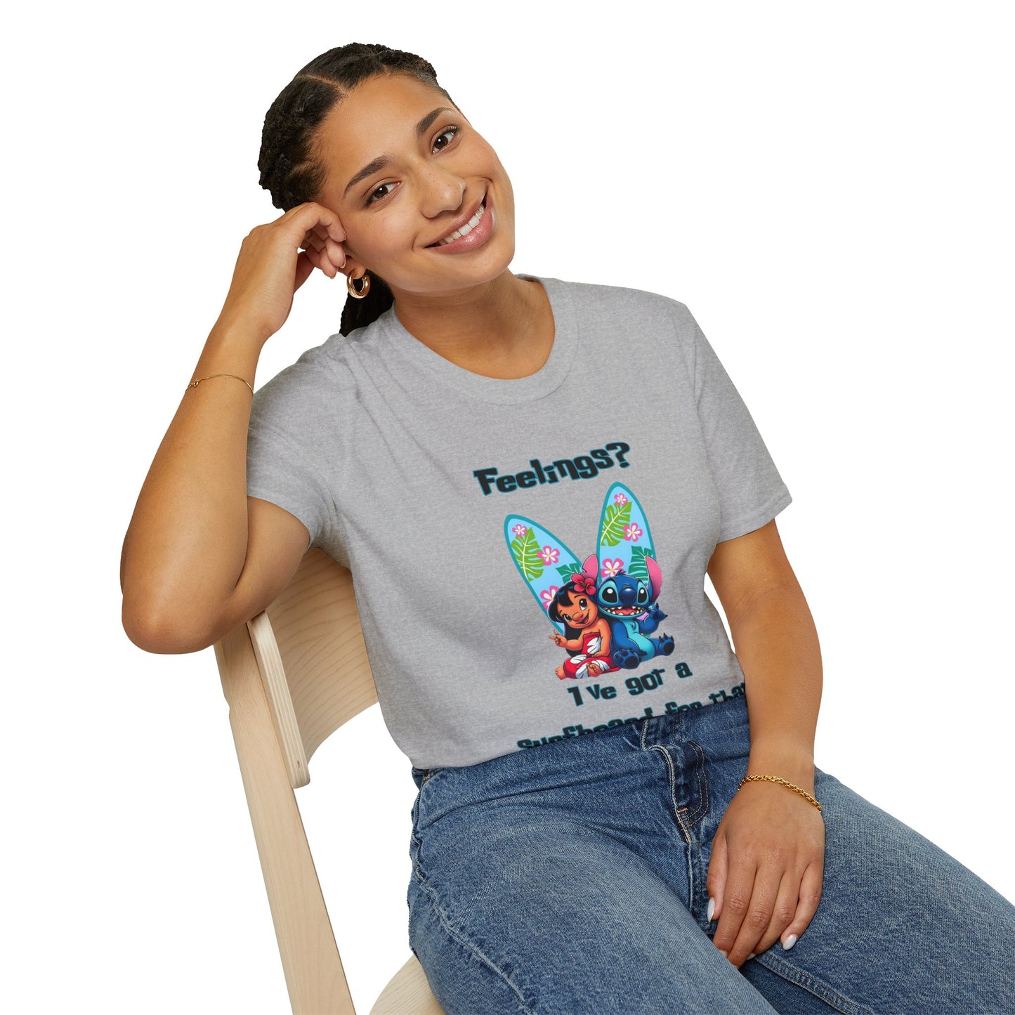 Surfboard Lilo & Stitch Unisex T-Shirt