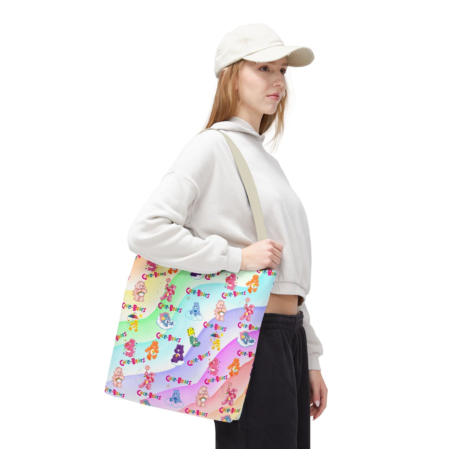 Colorful Care Bear Tote Bag