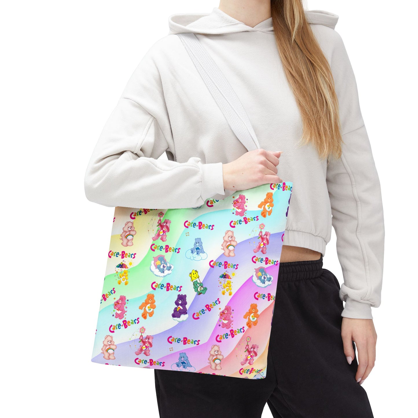 Colorful Care Bear Tote Bag