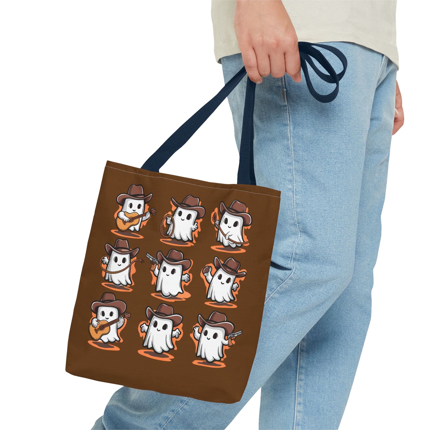 Cowboy Ghost Tote Bag