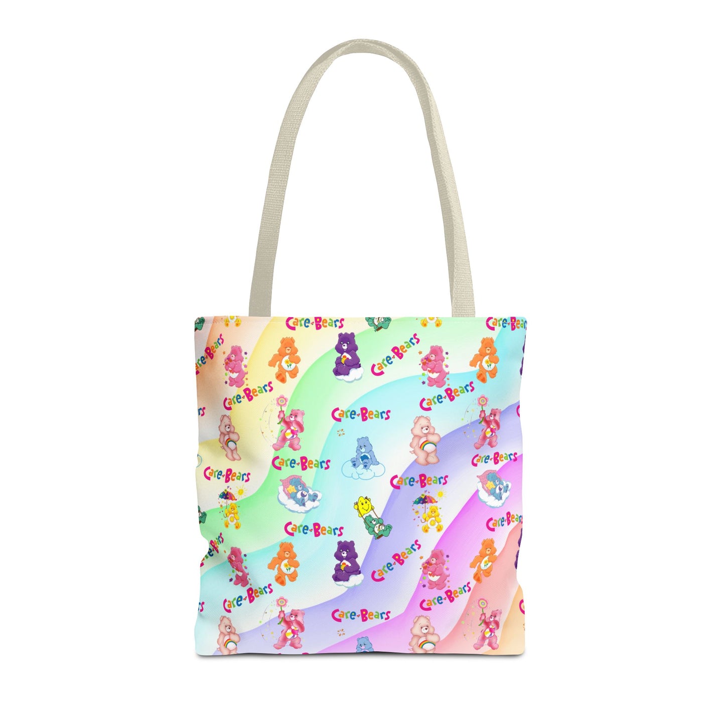 Colorful Care Bear Tote Bag