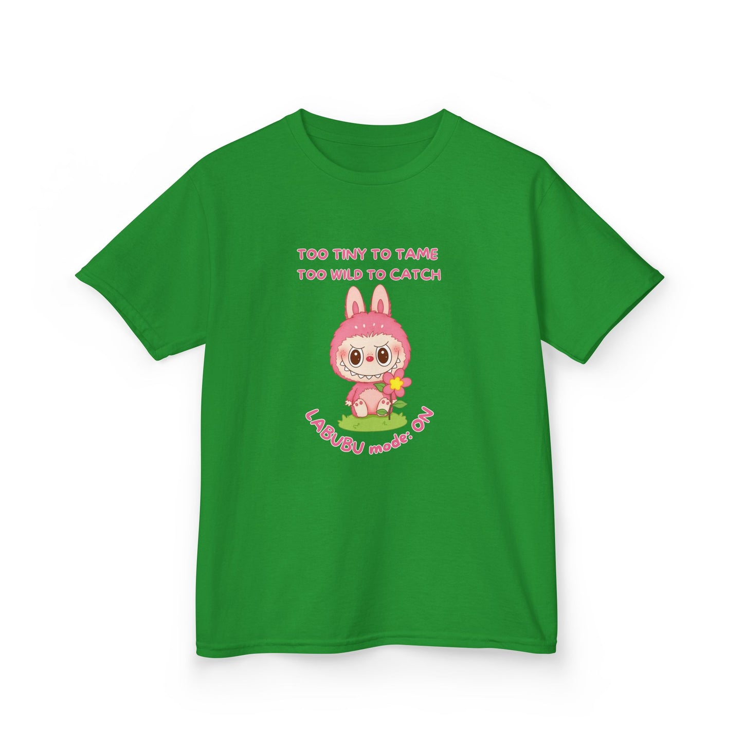 Kids Tee Labubu Mode On Cotton T-Shirt - Fun and Playful Design for Young Fashionistas