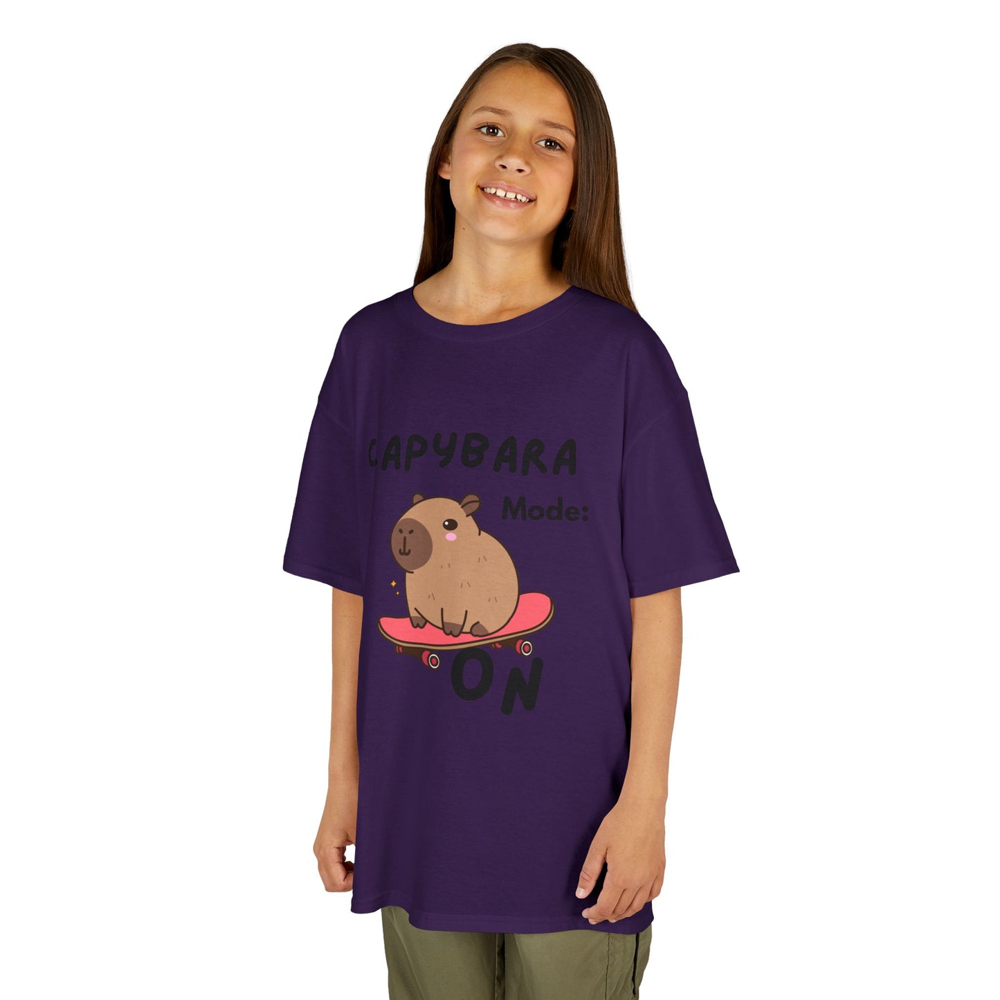 Capybara Mode On Kids Tee