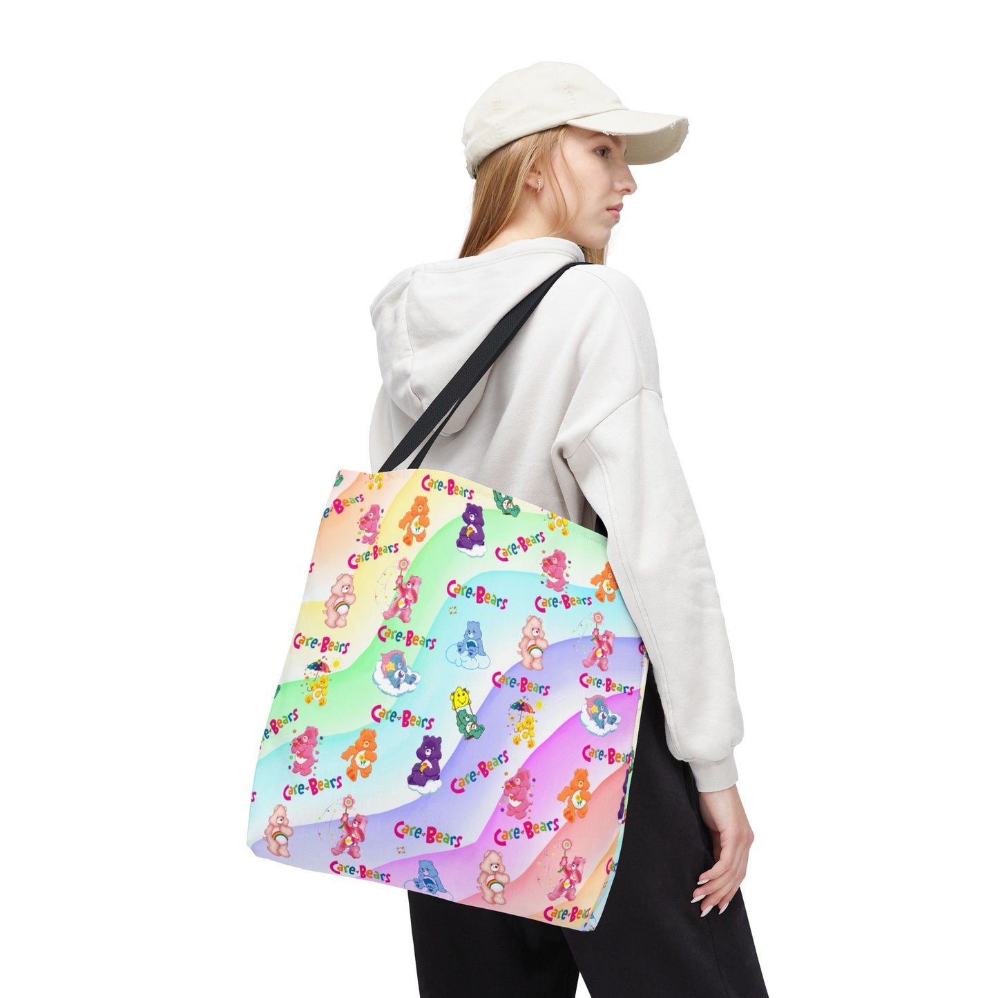 Colorful Care Bear Tote Bag