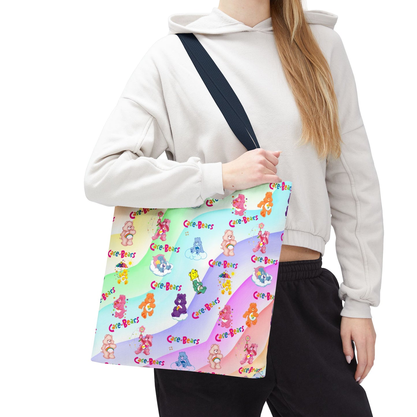 Colorful Care Bear Tote Bag