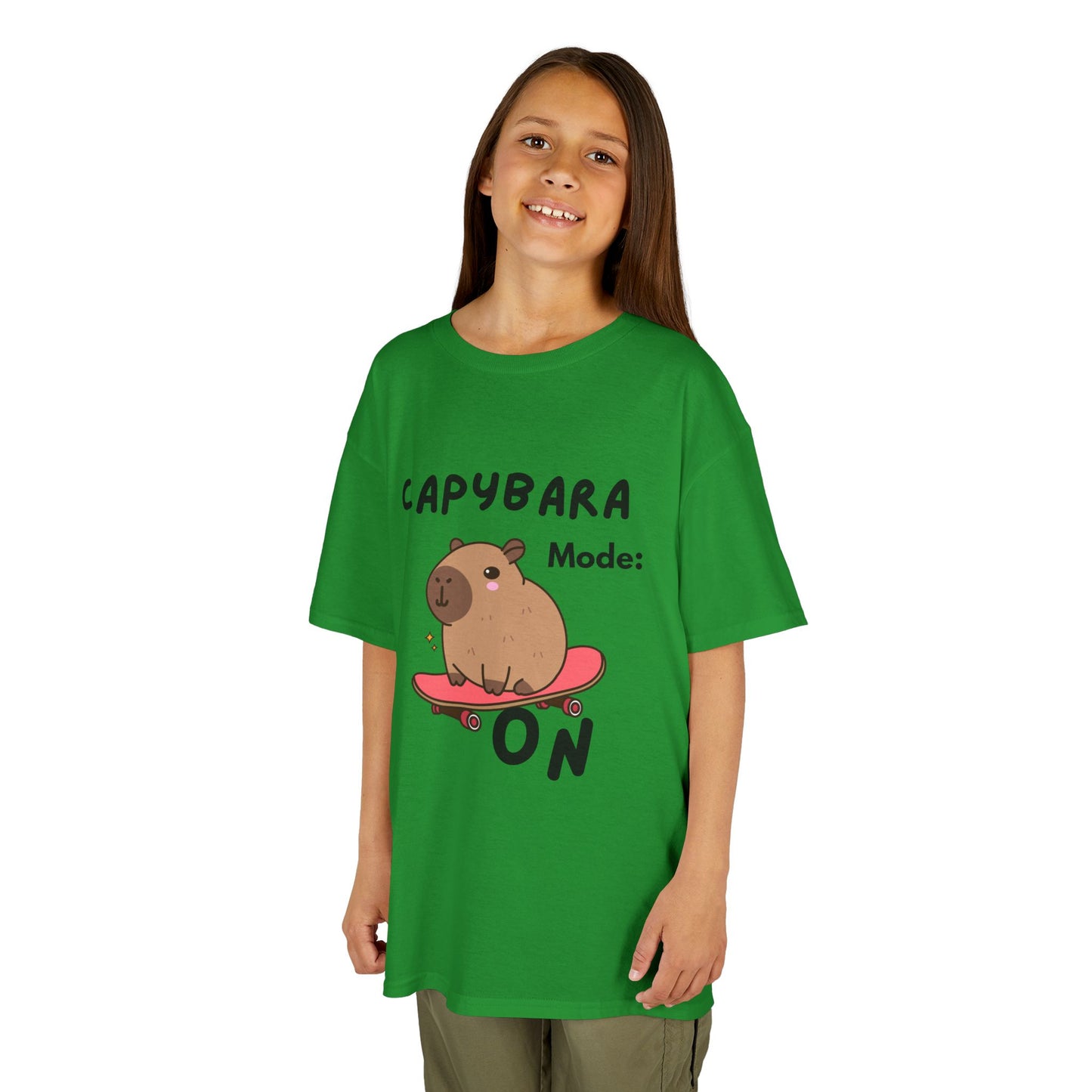 Capybara Mode On Kids Tee