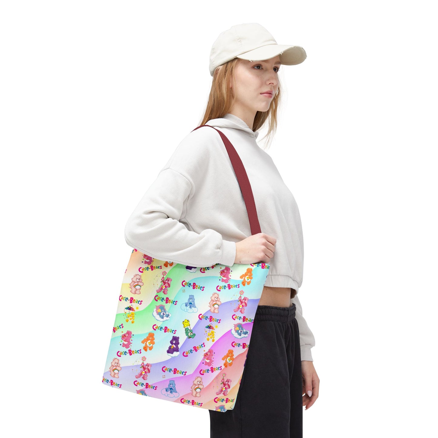 Colorful Care Bear Tote Bag