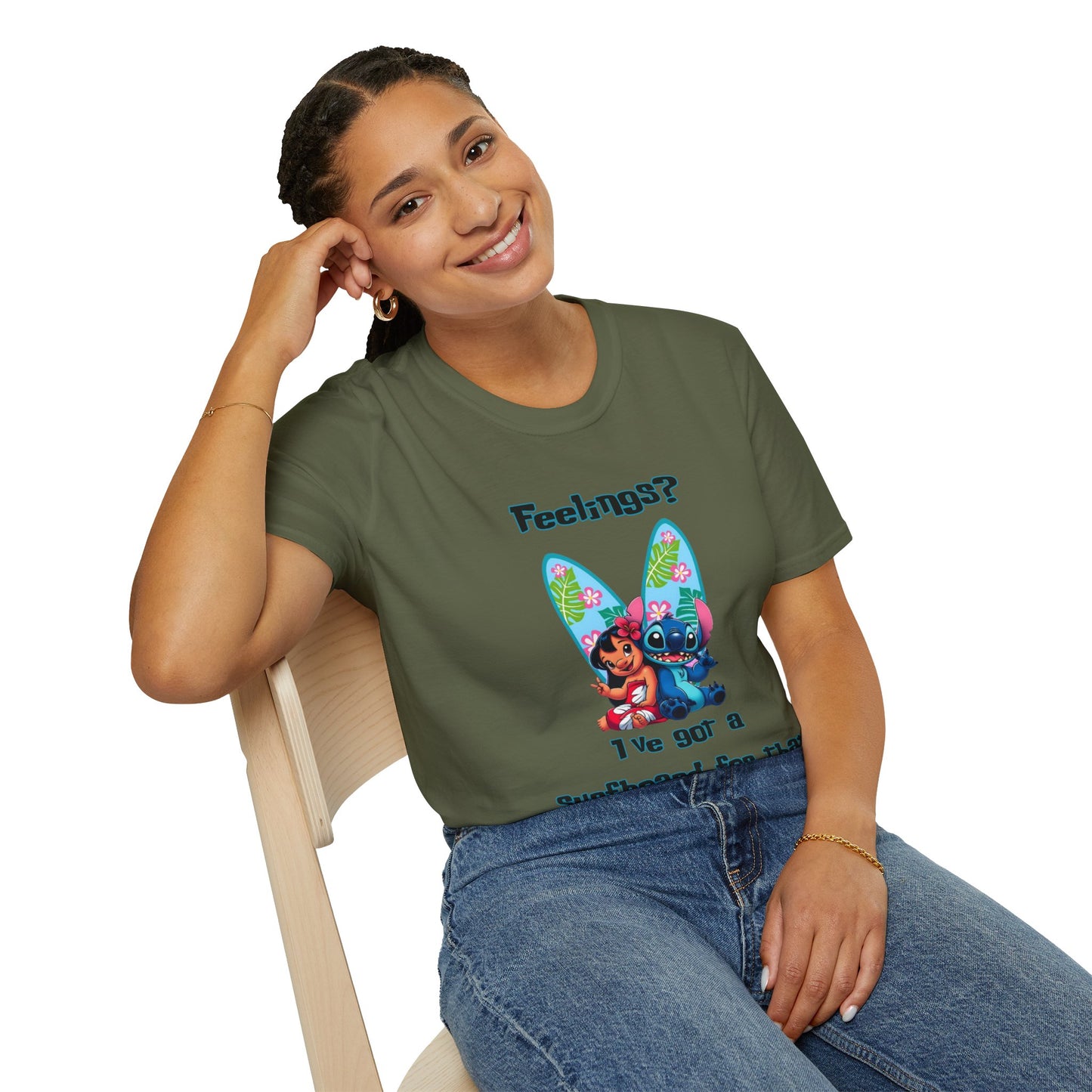 Surfboard Lilo & Stitch Unisex T-Shirt