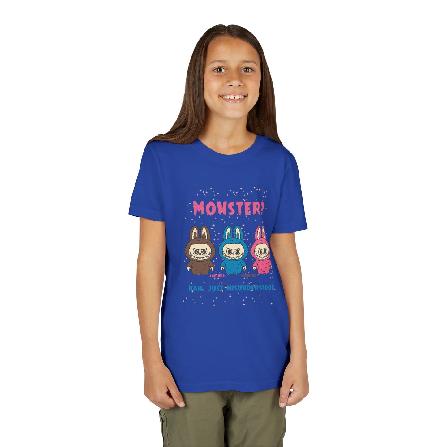 Youth Tee - Labubu Monster Misunderstood Design