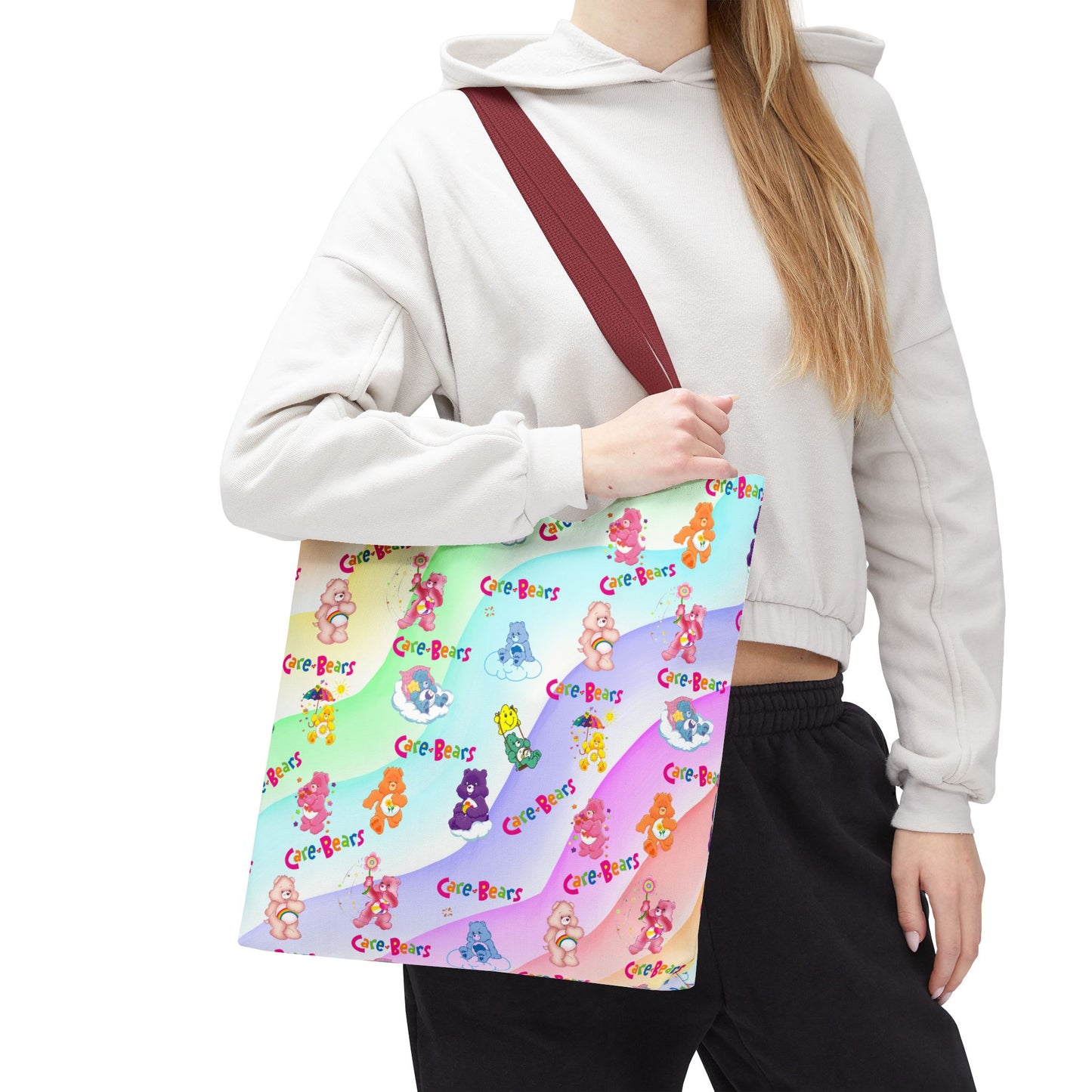 Colorful Care Bear Tote Bag