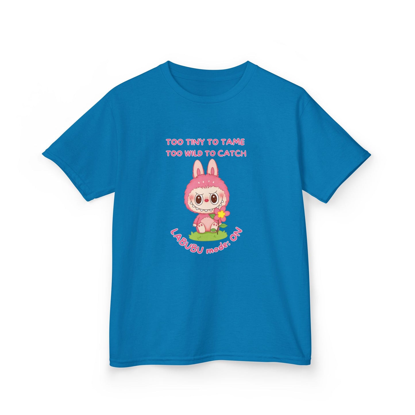 Kids Tee Labubu Mode On Cotton T-Shirt - Fun and Playful Design for Young Fashionistas