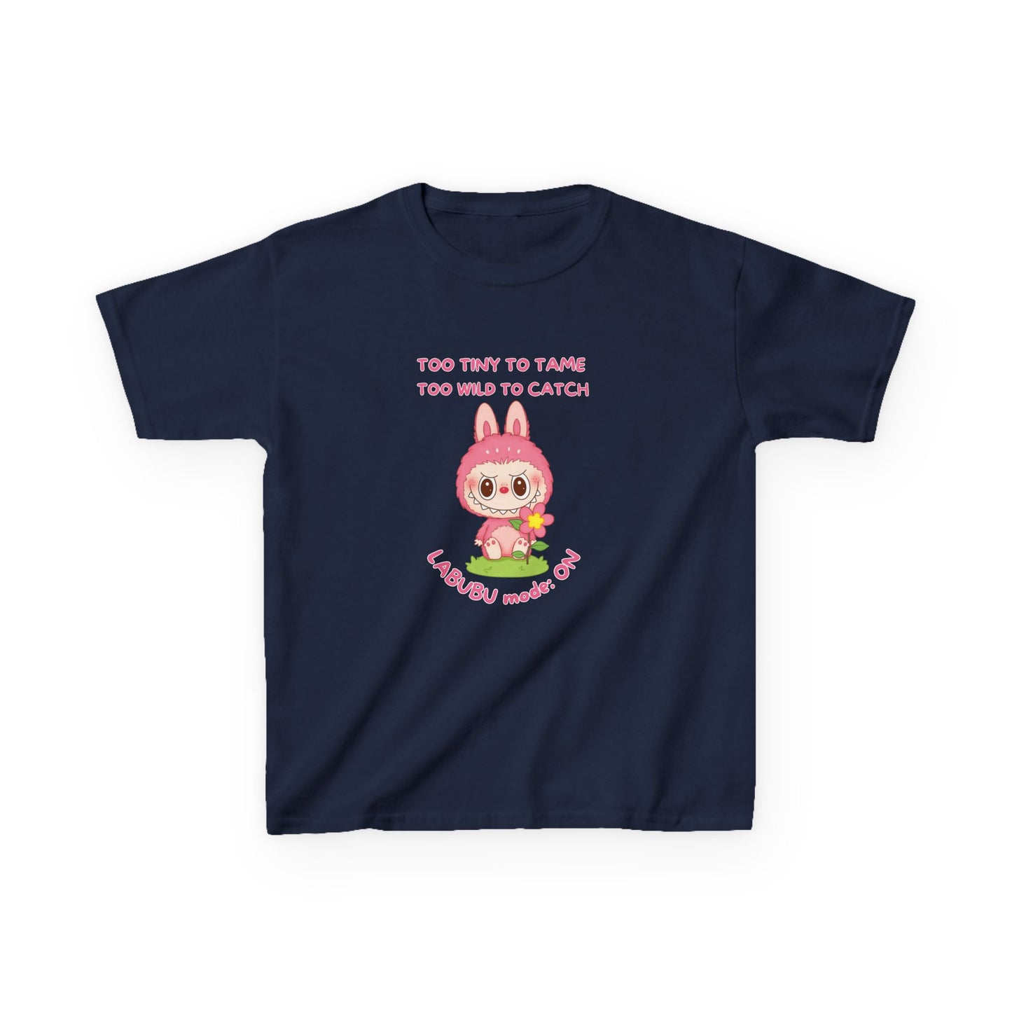 Kids Tee Labubu Mode On Cotton T-Shirt - Fun and Playful Design for Young Fashionistas