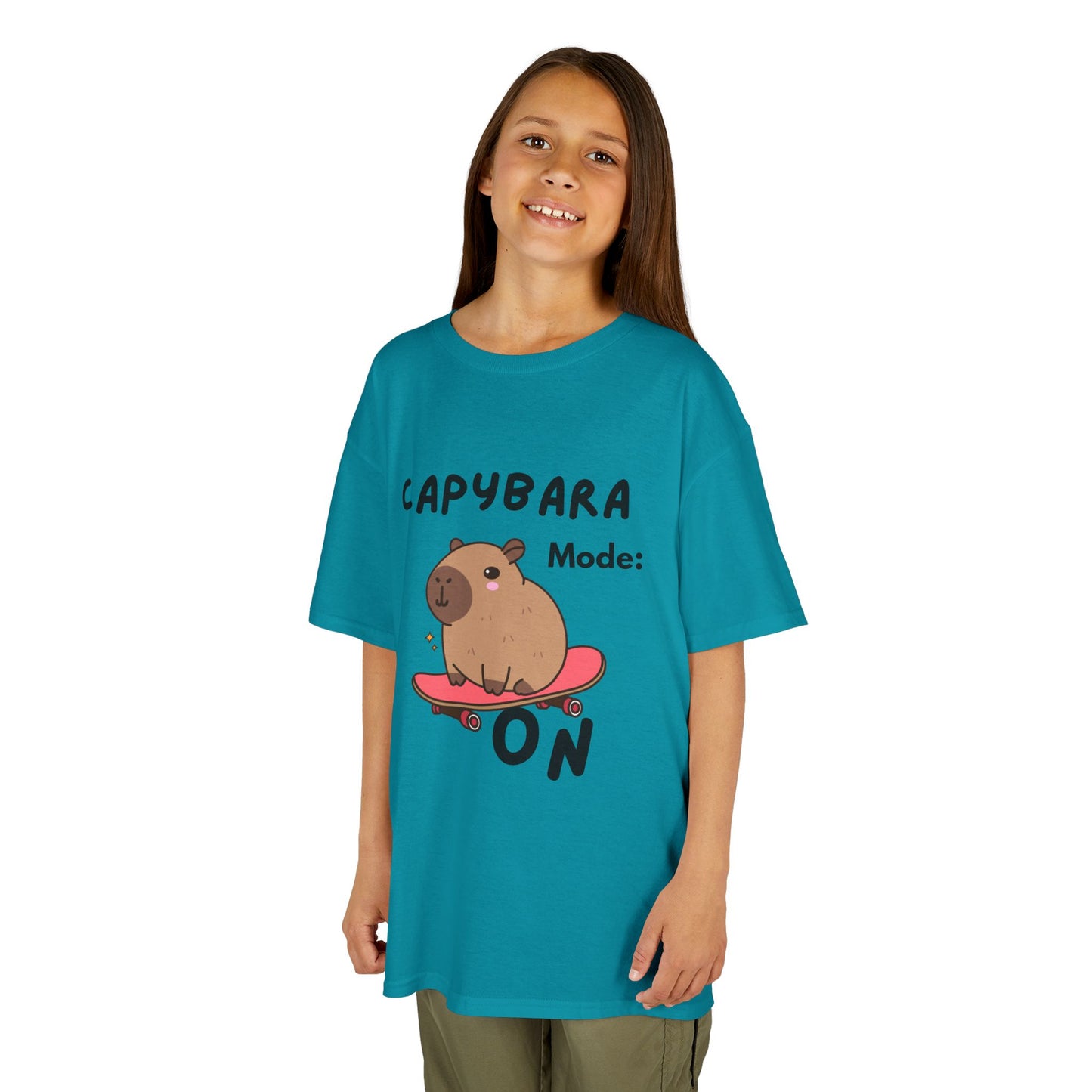 Capybara Mode On Kids Tee