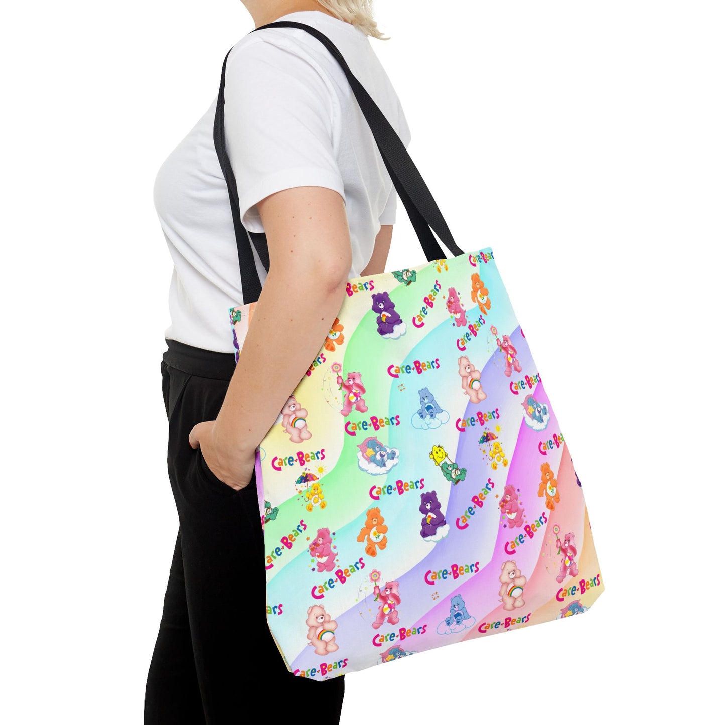 Colorful Care Bear Tote Bag