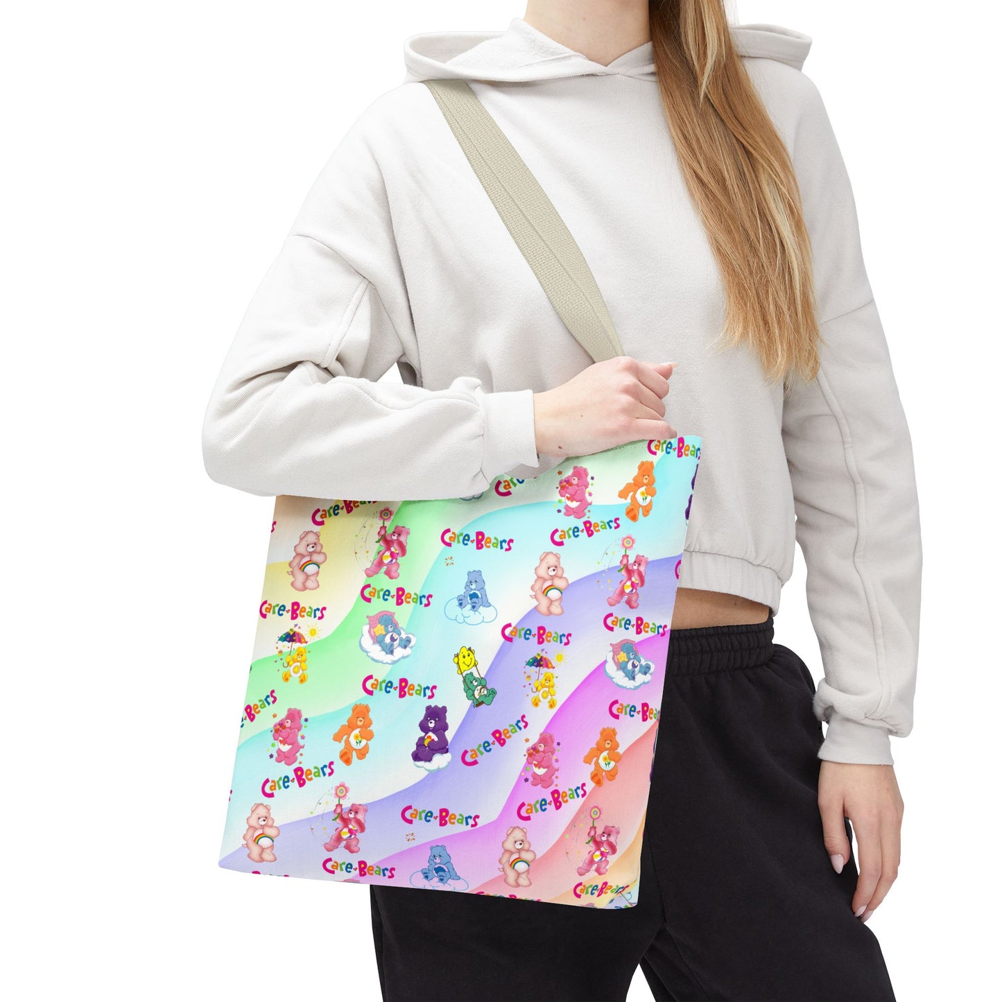Colorful Care Bear Tote Bag
