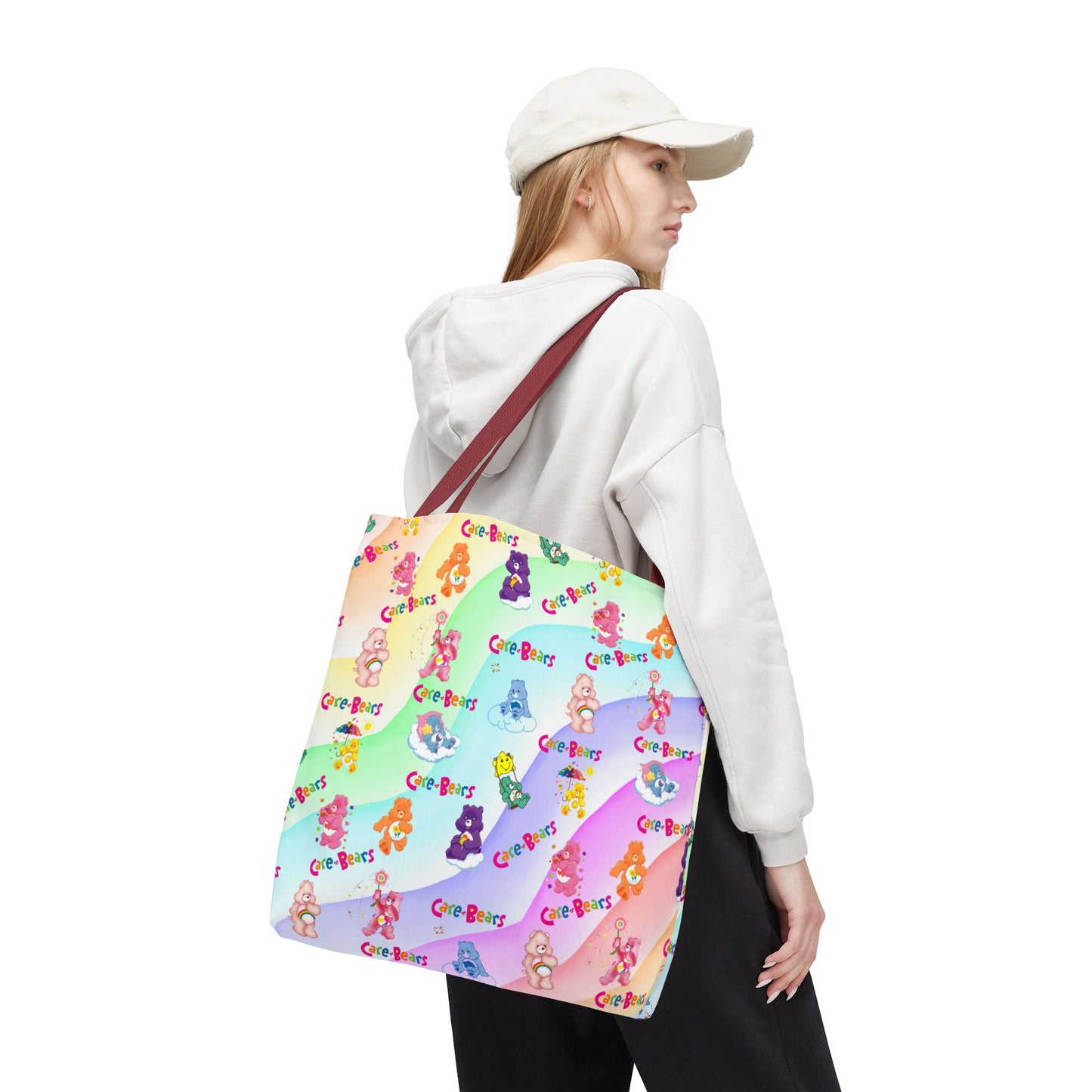 Colorful Care Bear Tote Bag