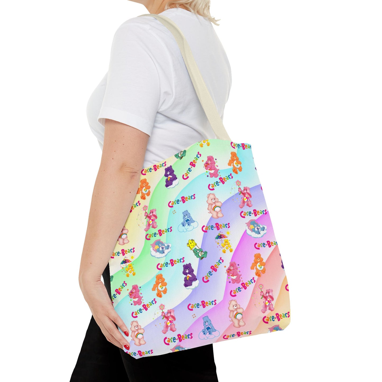 Colorful Care Bear Tote Bag