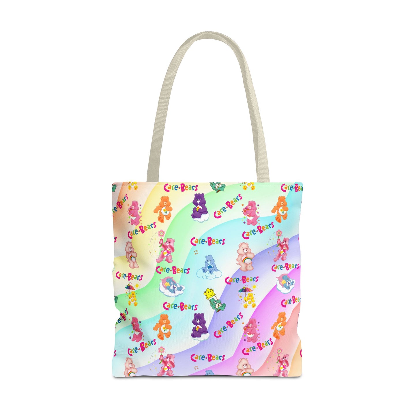 Colorful Care Bear Tote Bag